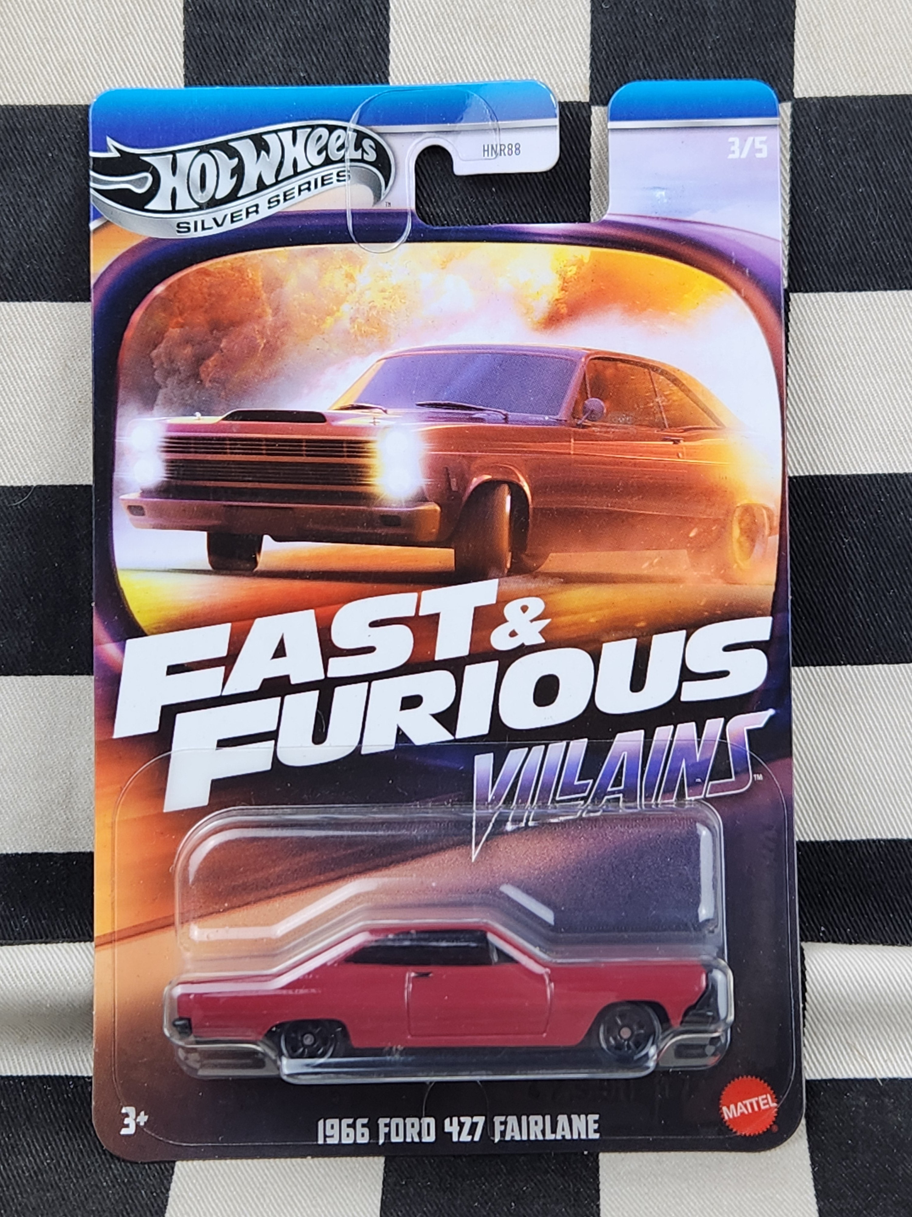 Hot Wheels Silver Series Fast & Furious Villains 1966 Ford 427 Fairlane
