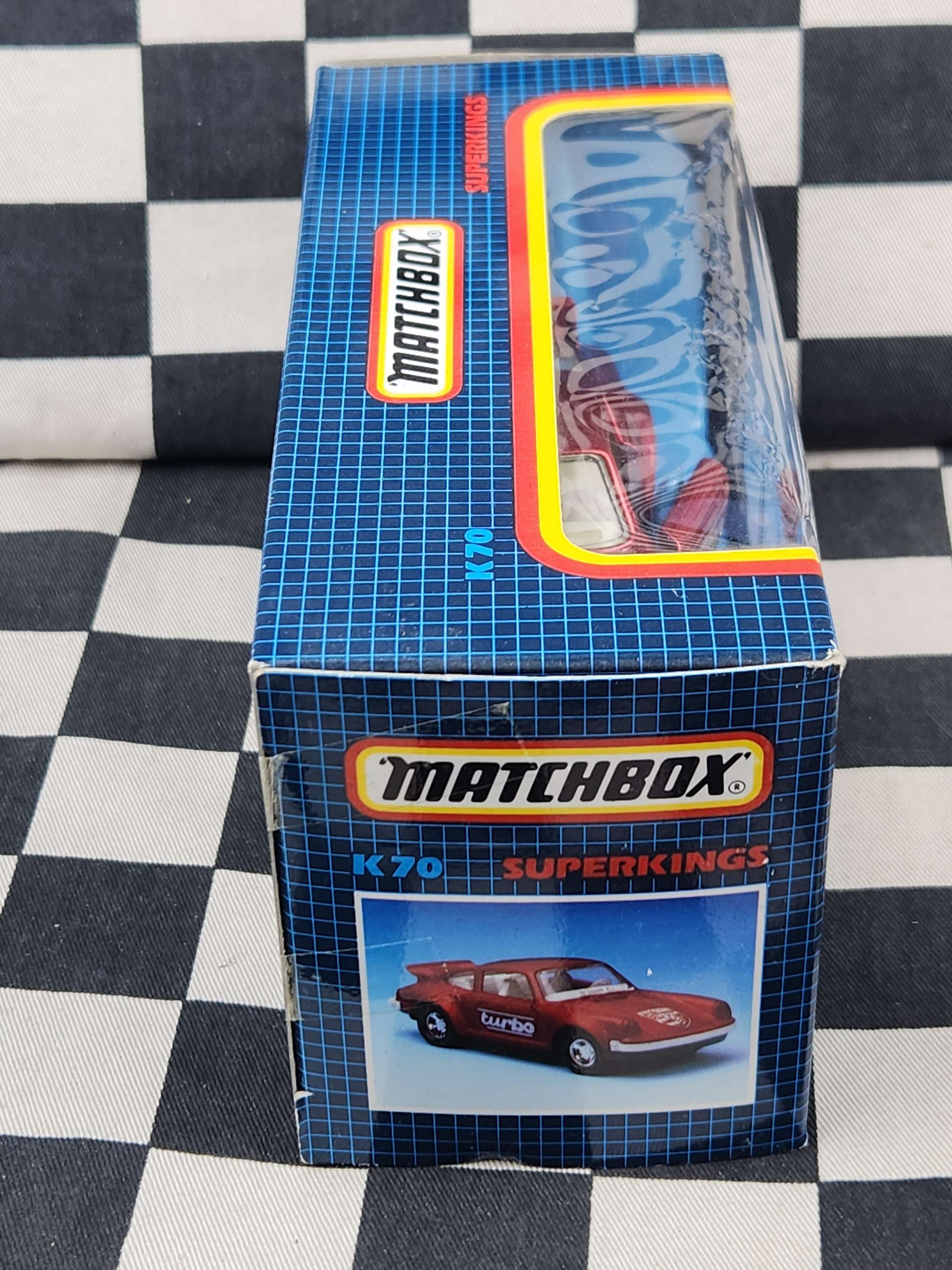 Matchbox Superkings Porsche 911 Turbo Red 1988 Boxed