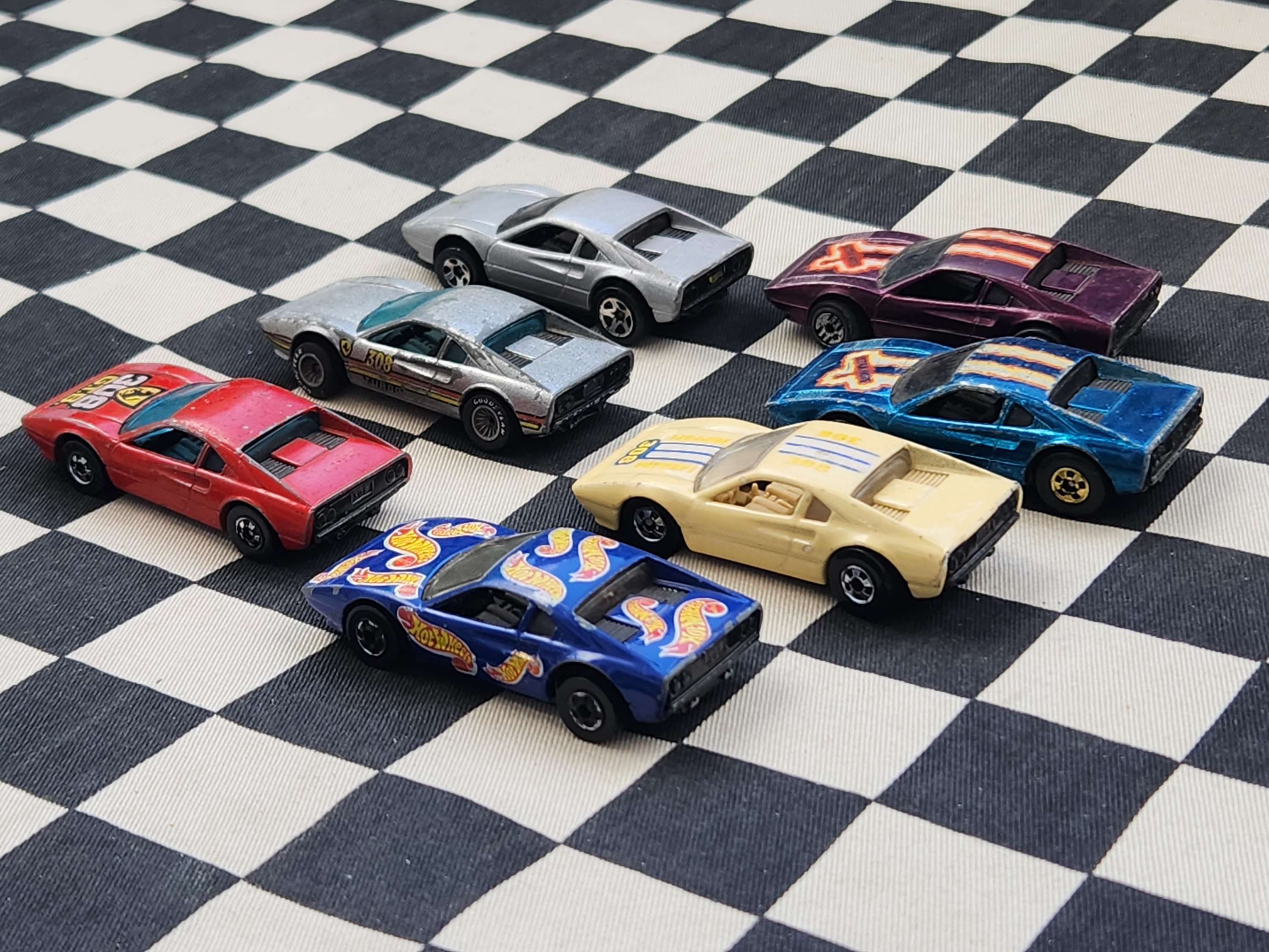 Vintage Loose Hot Wheels Ferrari 308 /Racebait 308/ Quick Trik Your Choice of