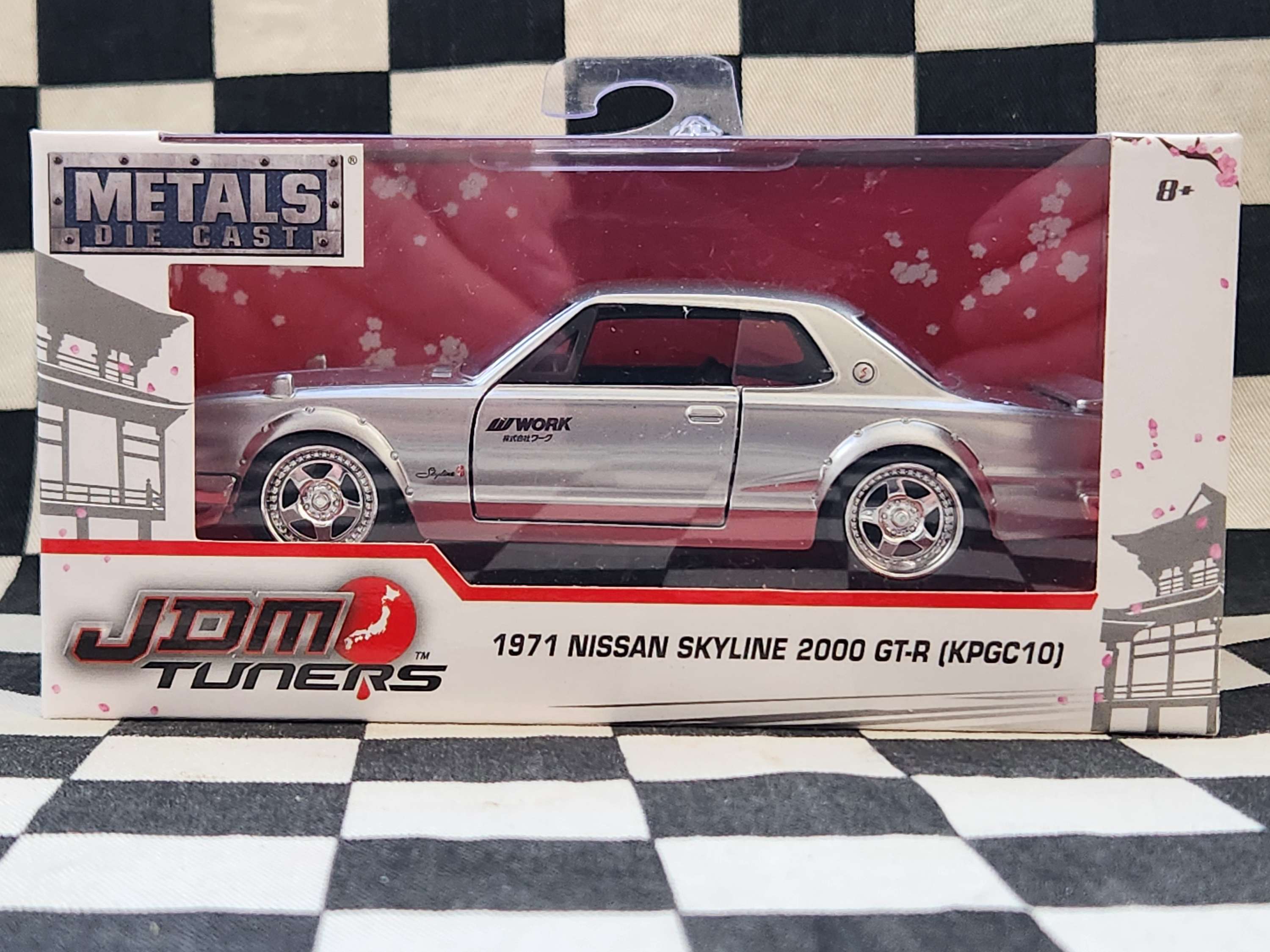 JDM Tuners 1/32 1971 Nissan Skyline 2000 GT-R KPGC10 Silver