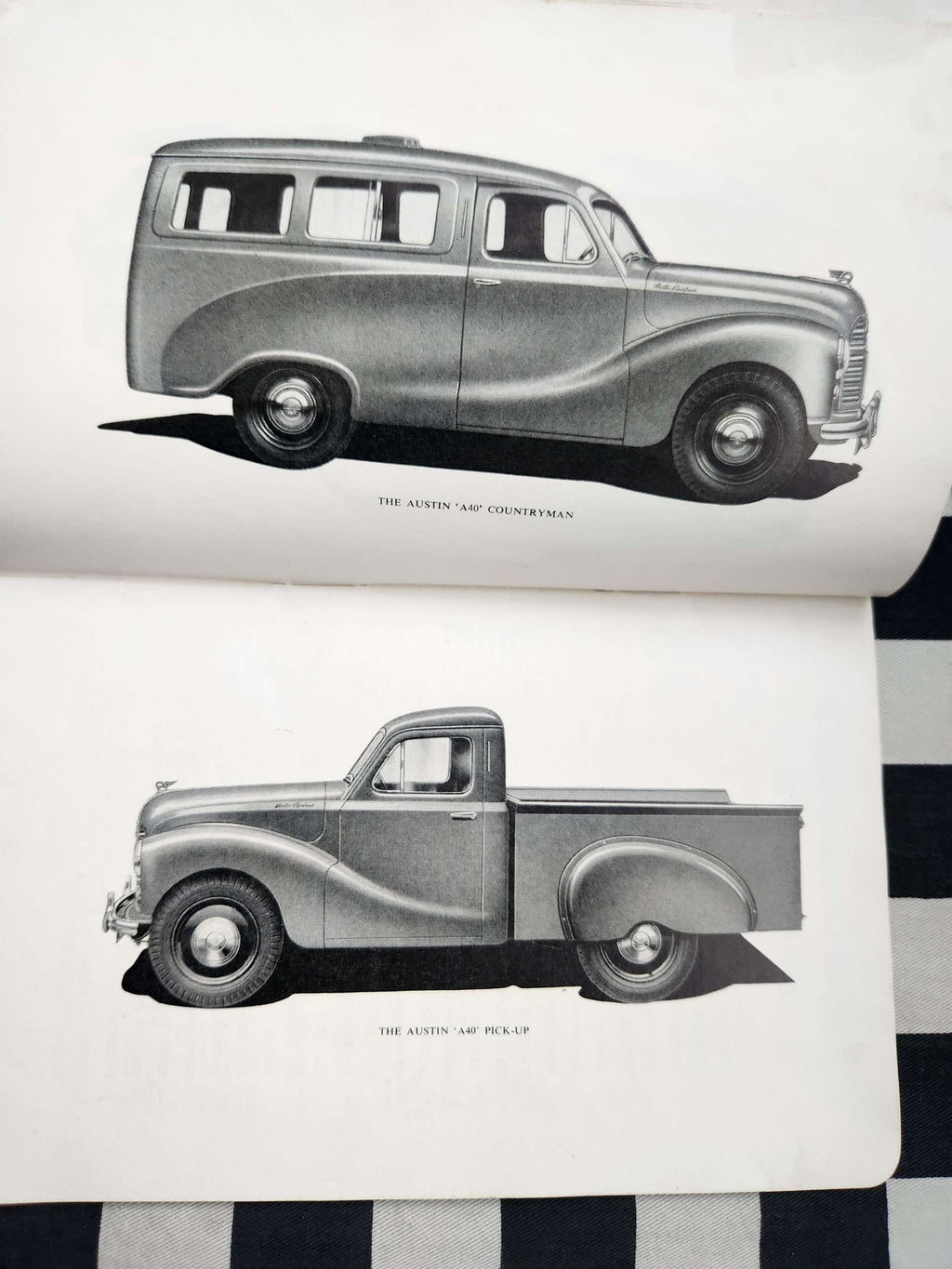 BMC Austin A40 Owners Glovebox Manual Set incl Dealers Wallet