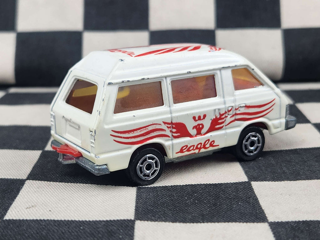 Vintage Loose Majorette Toyota Lite Ace Eagle Van White