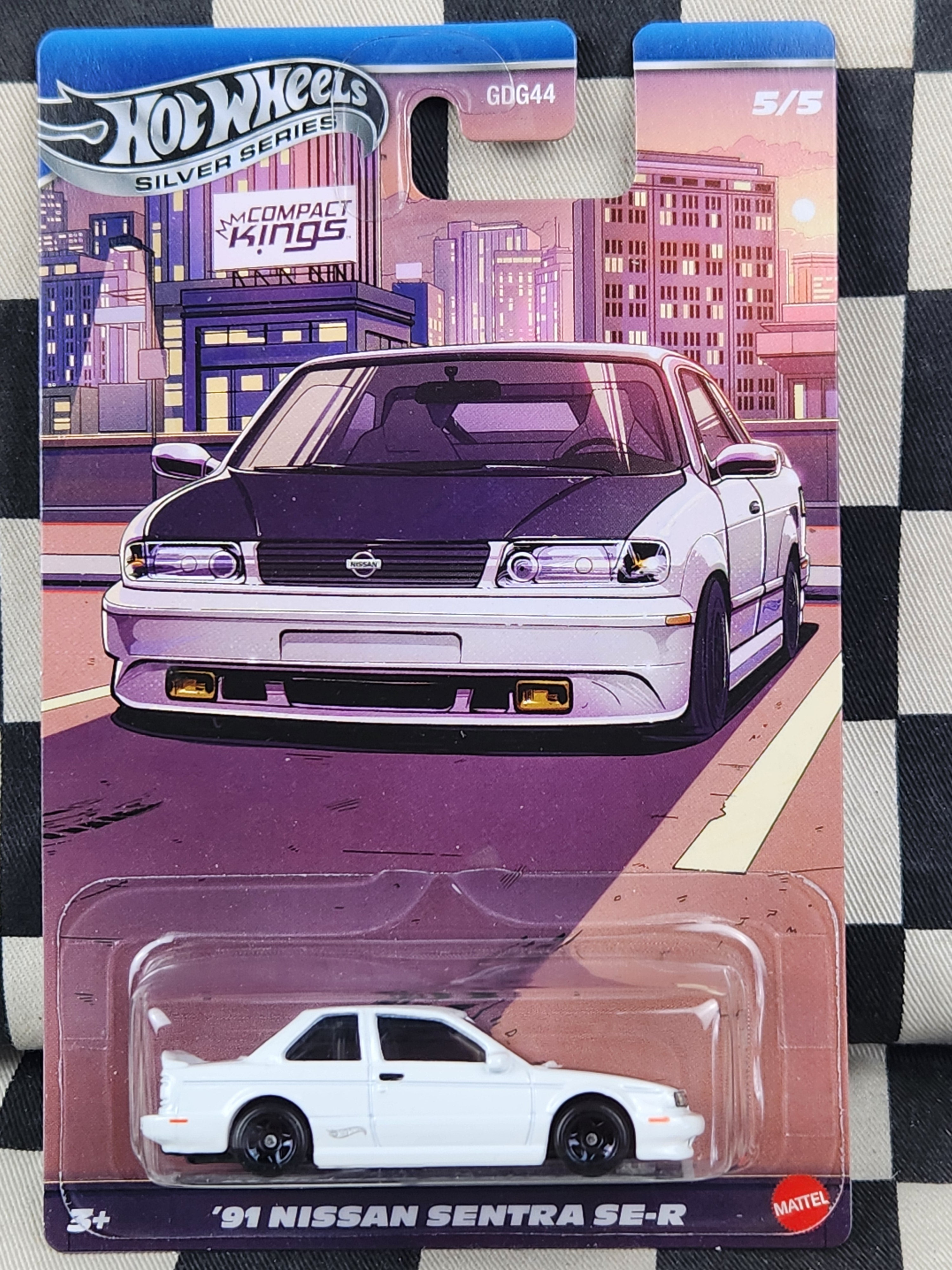 Hot Wheels Silver Series Compact Kings 91 Nissan Sentra SE-R