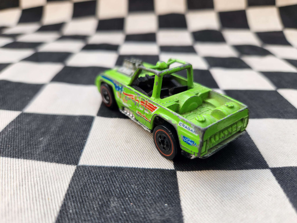 Vintage Loose Hot Wheels Redline Baja Bruiser Green Enamel