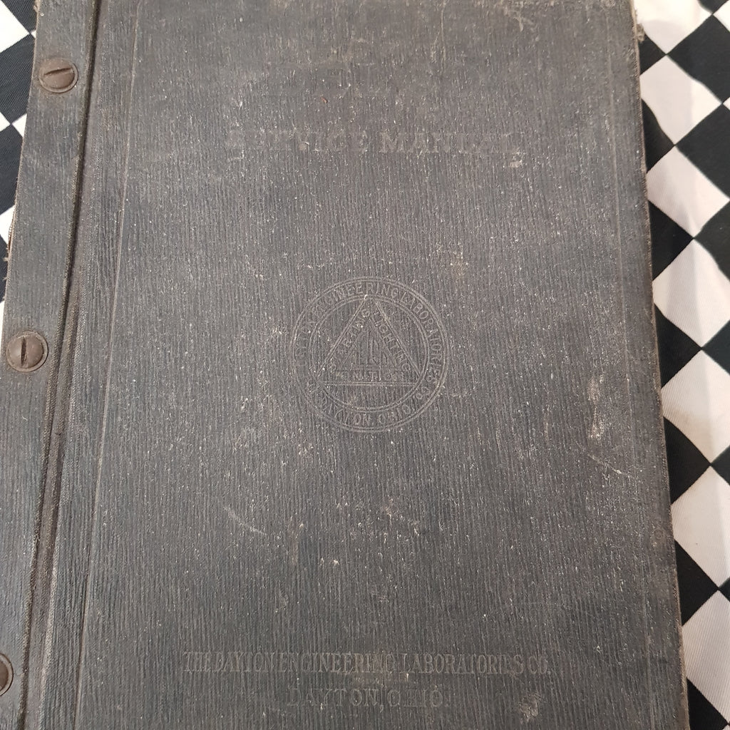 Rare! 1924 Delco Service Manual Vintage Veteran Cars