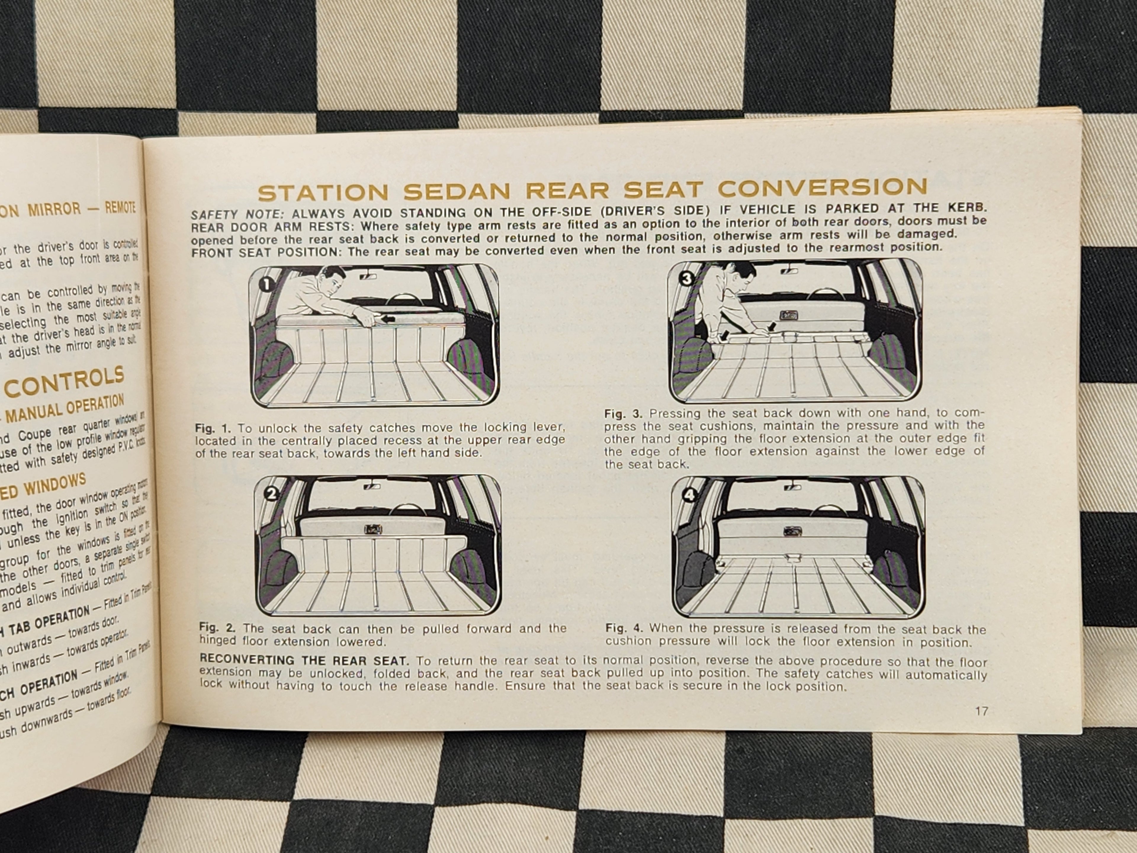 Original Holden HQ Series Owner Manual VGC