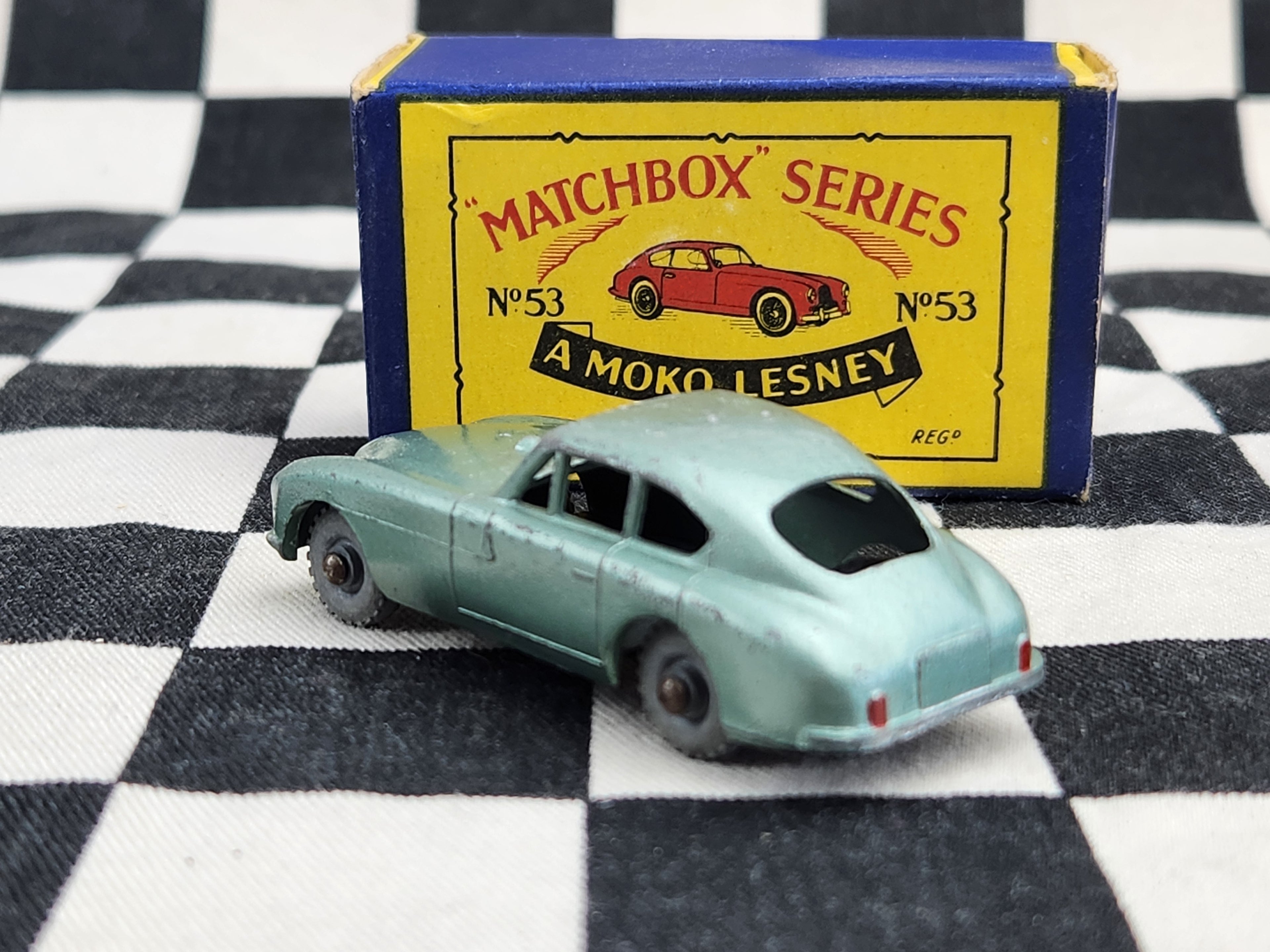 Matchbox Lesney Moko No53 Aston Martin in Original Box