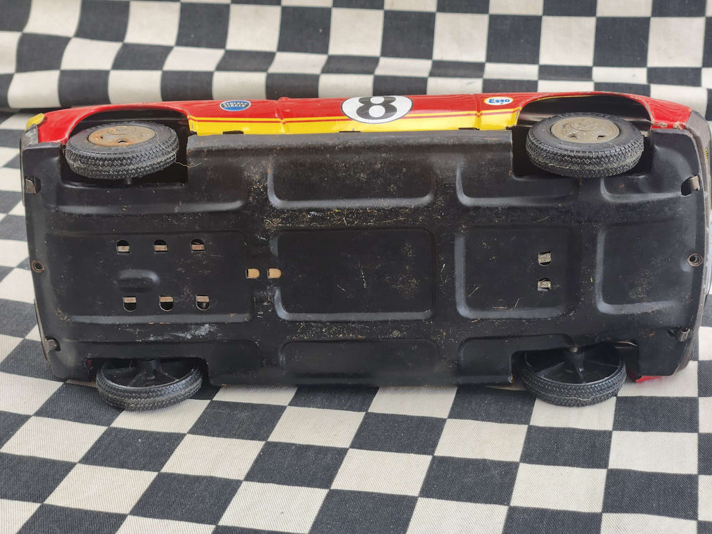 Vintage Tin Porsche 914 Friction Car ASAHI Made in Korea Aprox 1/18