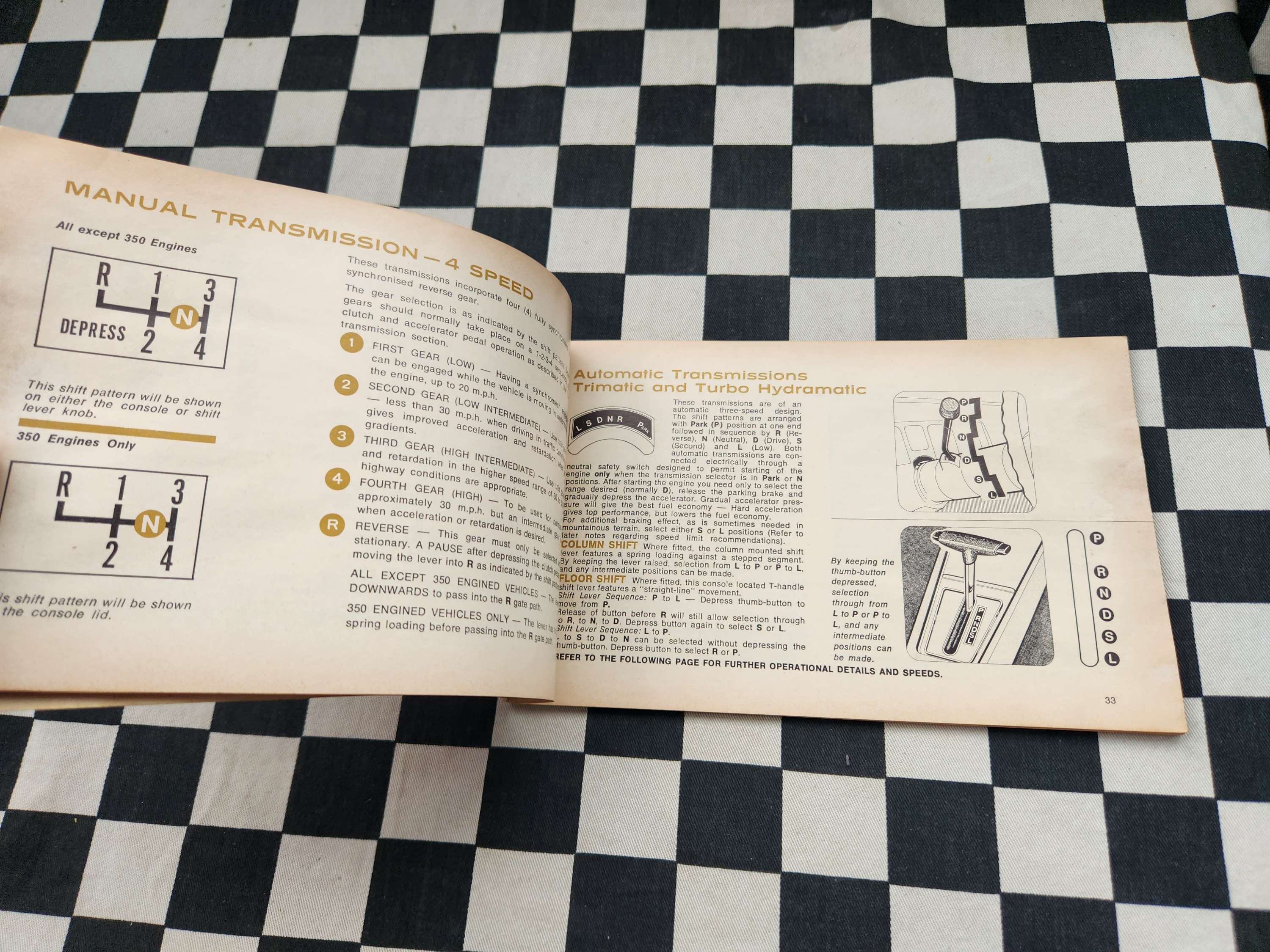 Genuine Holden HQ Owners Glovebox Manual June 1971 Print