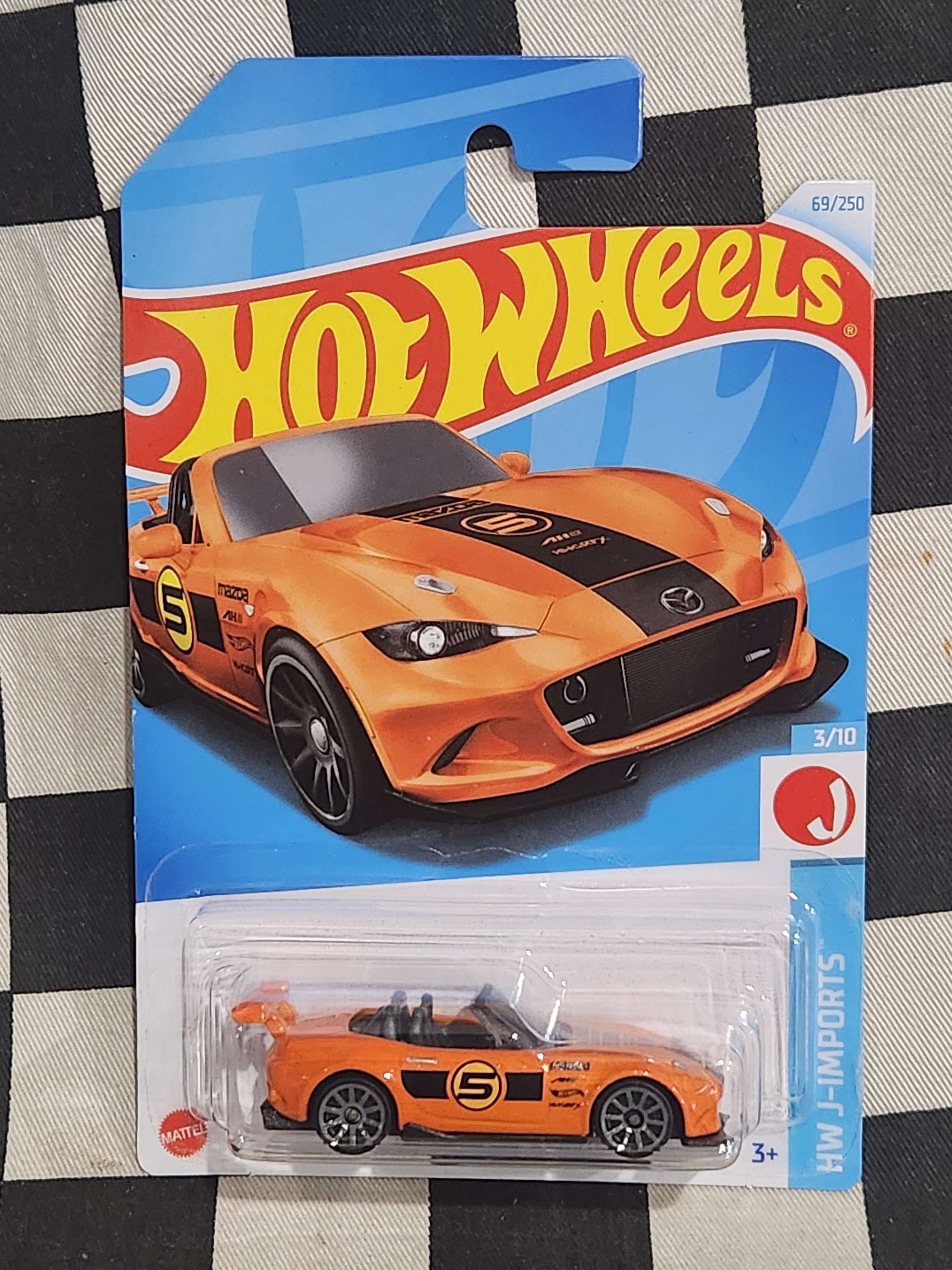 Hot Wheels 2024 J Imports 15 Mazda MX5 Miata Orange