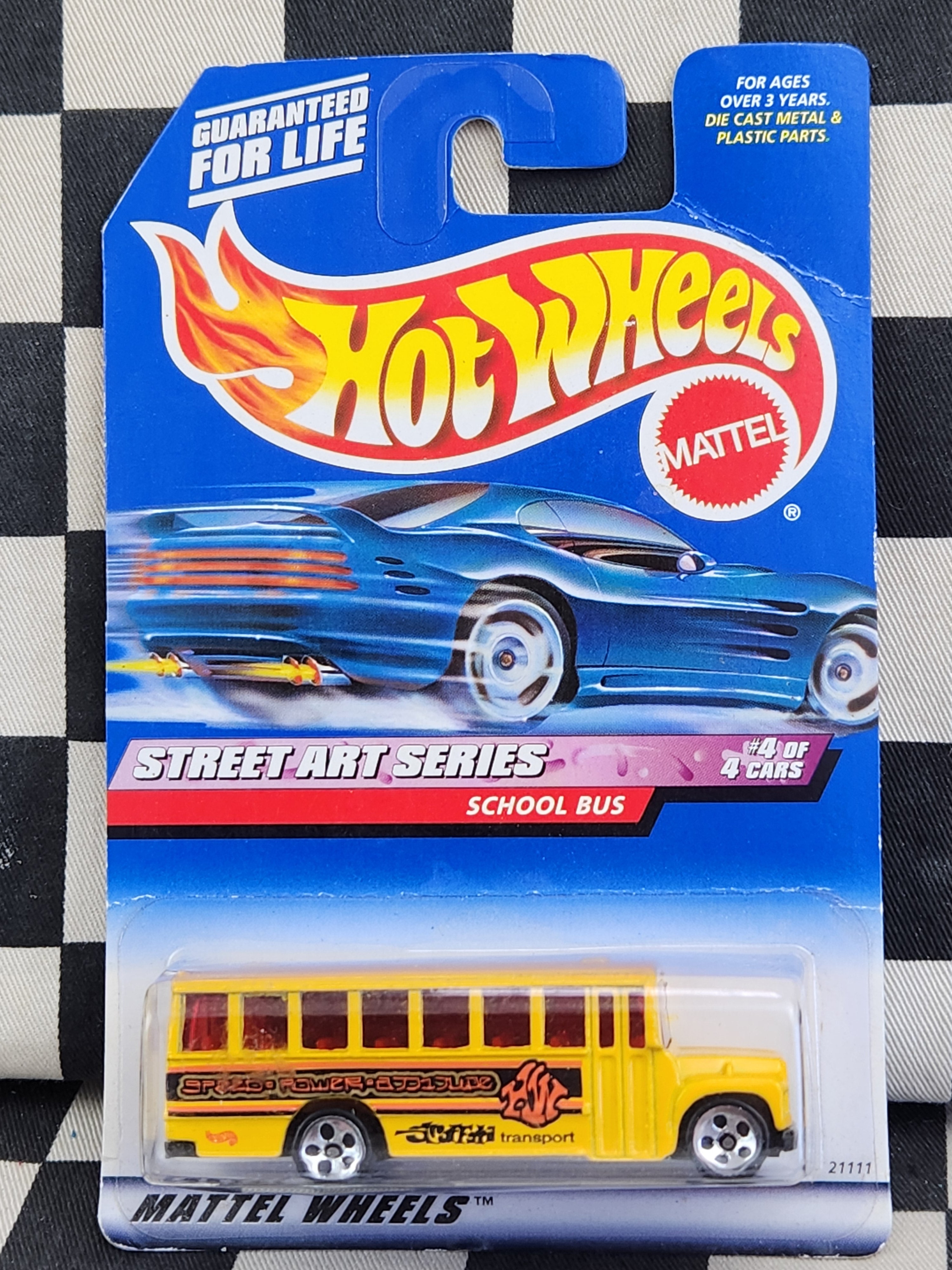 Hot Wheels 1999 Street Art Series School Bus
