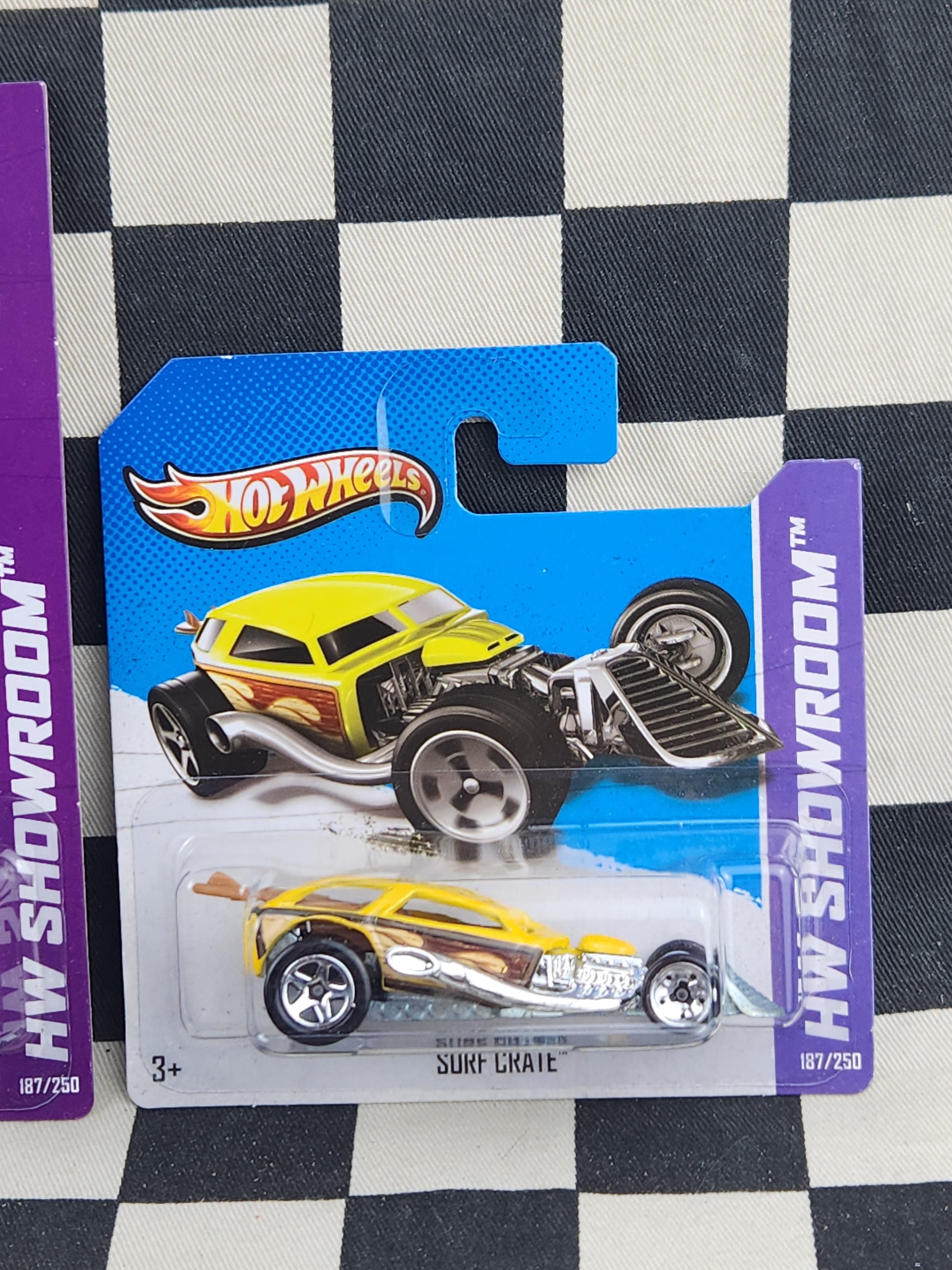 Hot Wheels 2013 Showroom Surf Crate Hot Rod Yellow Your Choice of