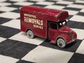 Vintage Loose Lesney Bedford Removals Van Maroon