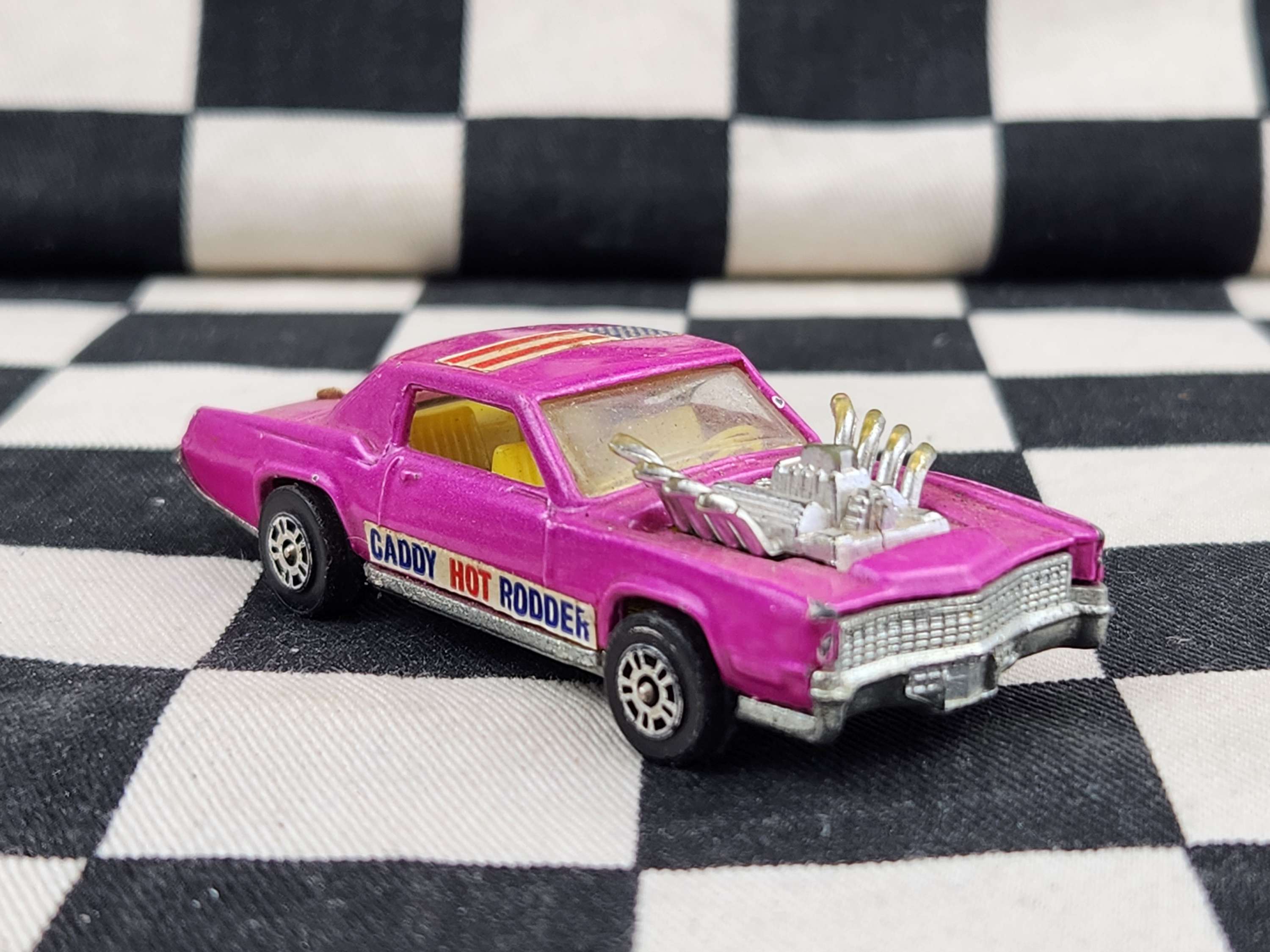 Vintage Loose Corgi Whizz Wheels Caddy Hot Rodder Cadillac Eldorado Pink VHTF
