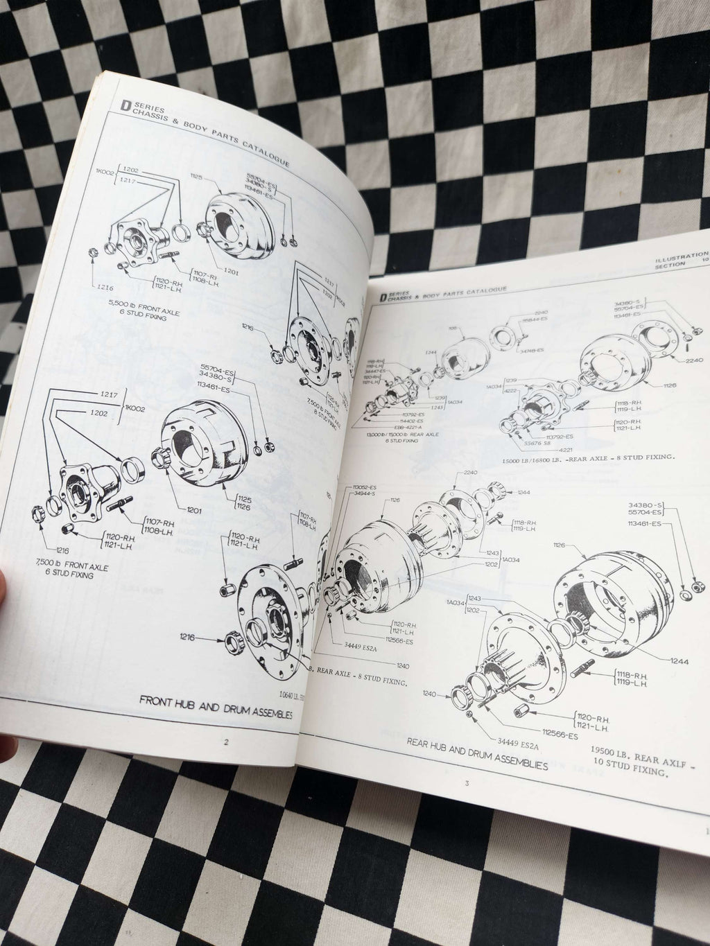 Ford D Series Truck Parts Catalogue 1965 On D200 D300 D400 D500 D600 D750 D800