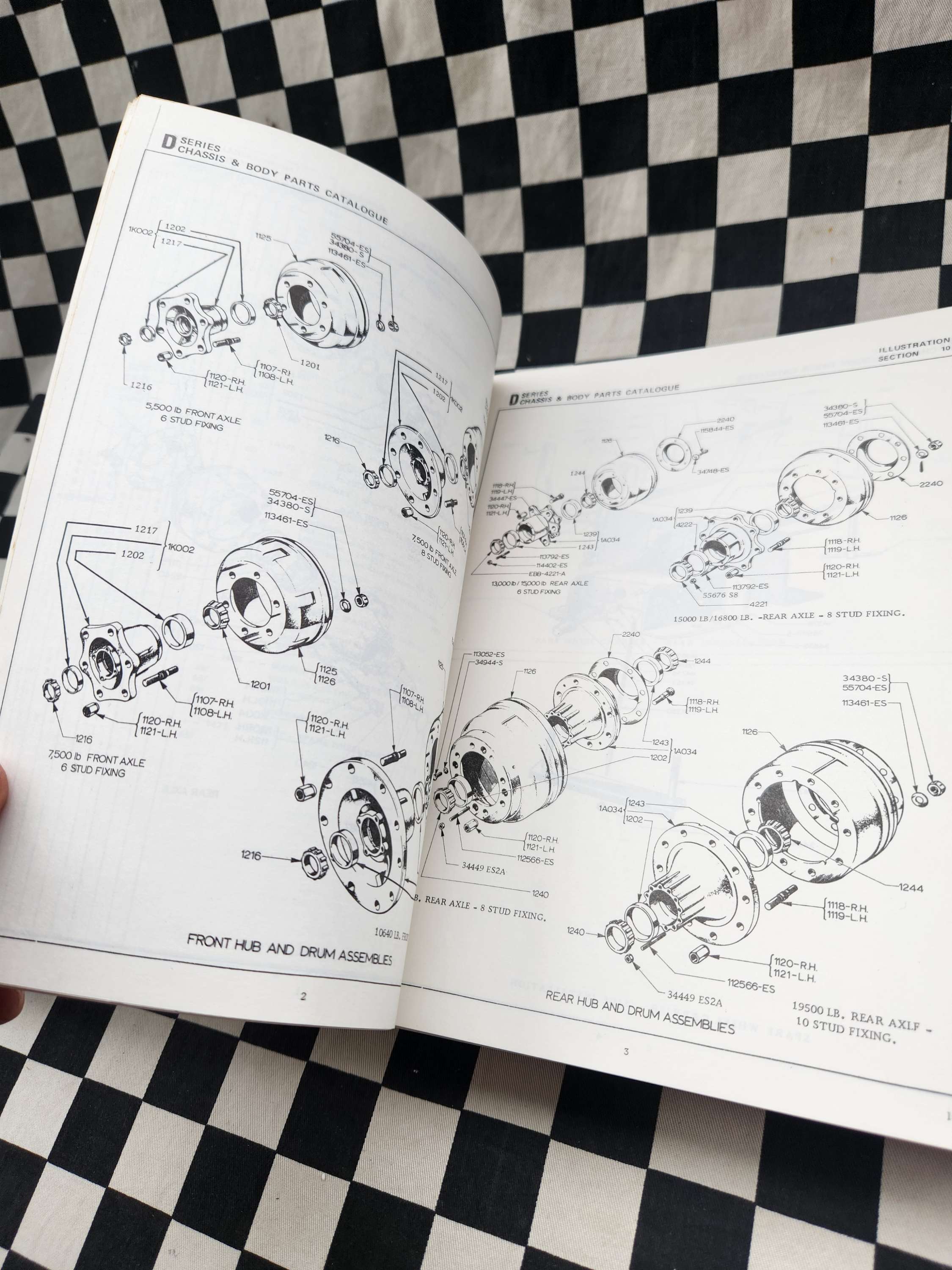 Ford D Series Truck Parts Catalogue 1965 On D200 D300 D400 D500 D600 D750 D800