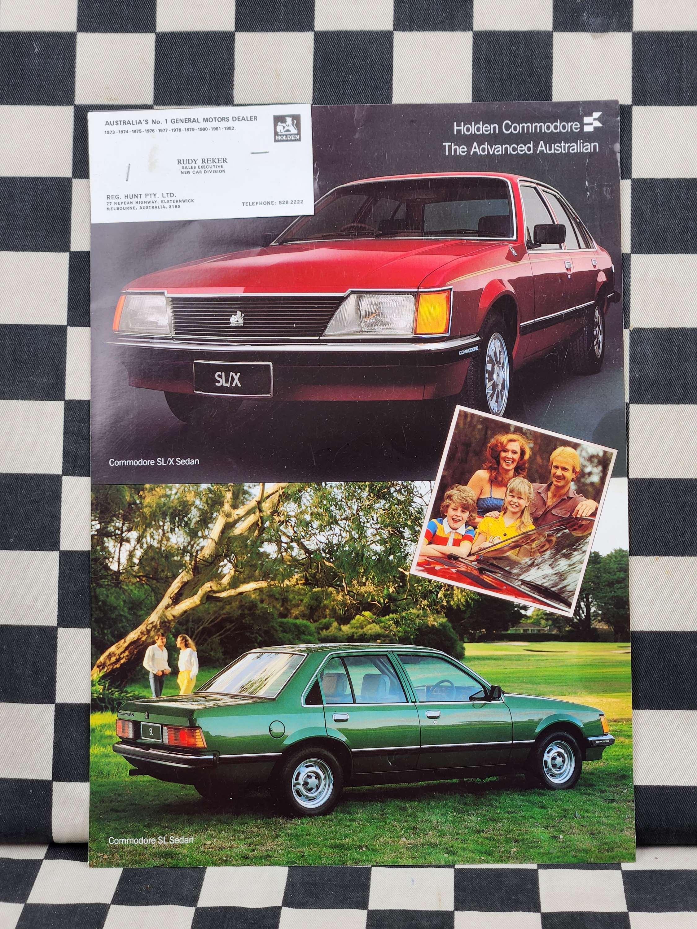 Genuine Holden VH Commodore Single Page Sales Brochure SL SL/X