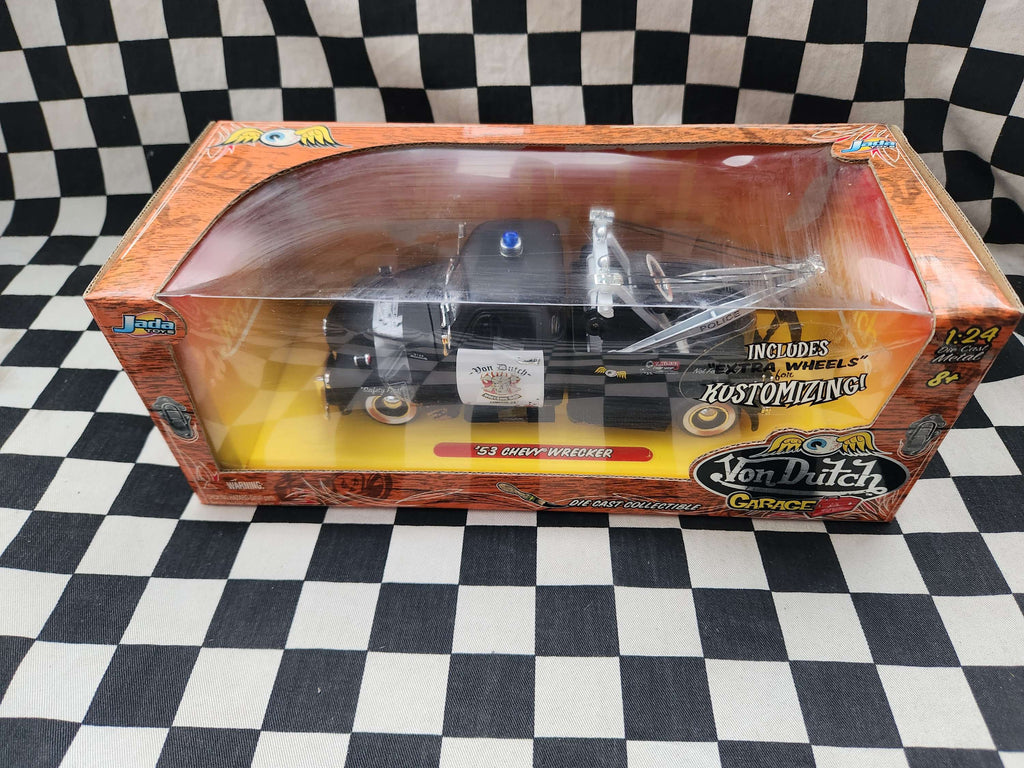 Jada 1/24 Von Dutch Garage 53 Chevy Wrecker Tow Truck