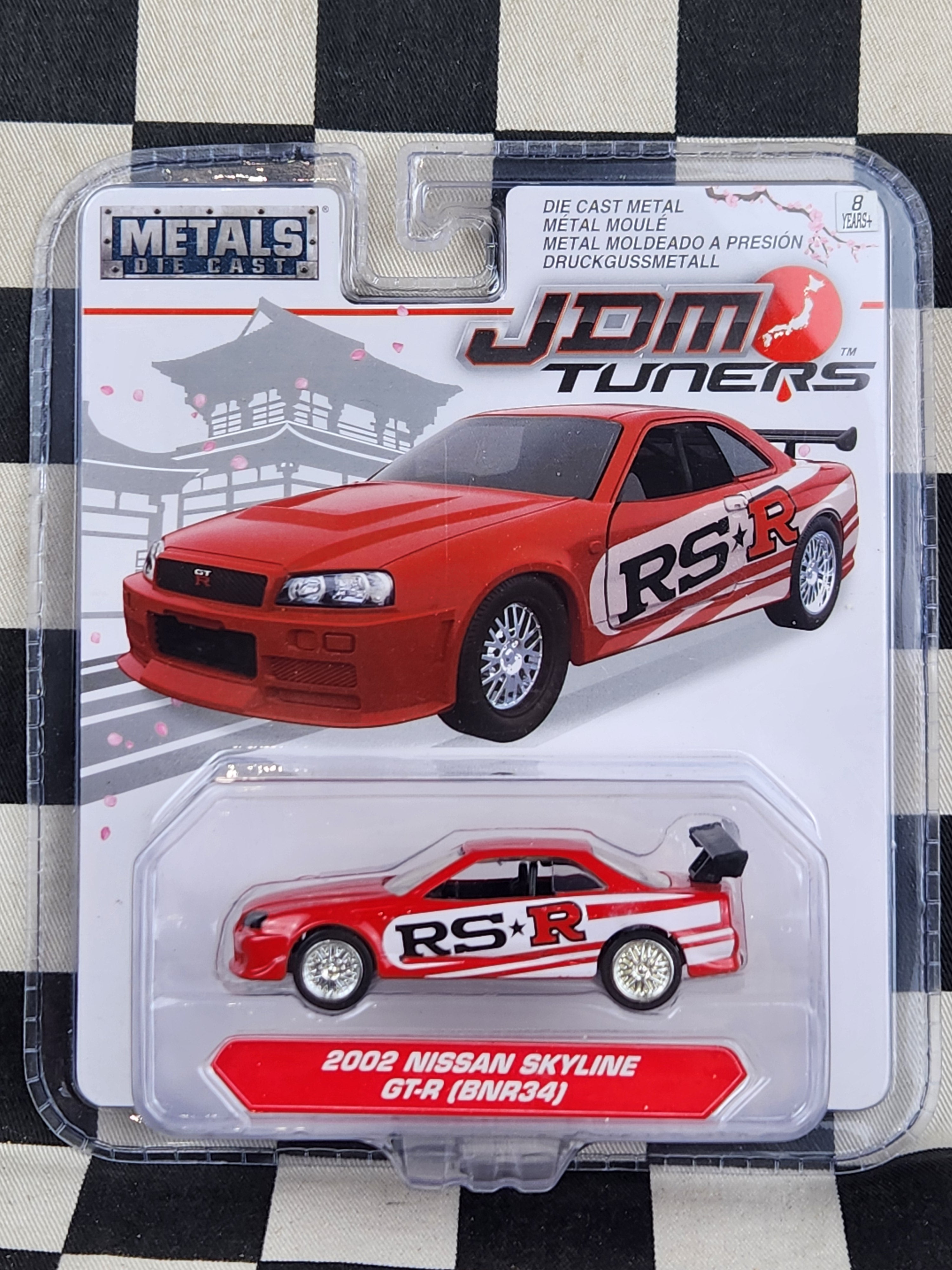 Jada JDM Tuners 1/55 2002 Nissan Skyline GT-R R34