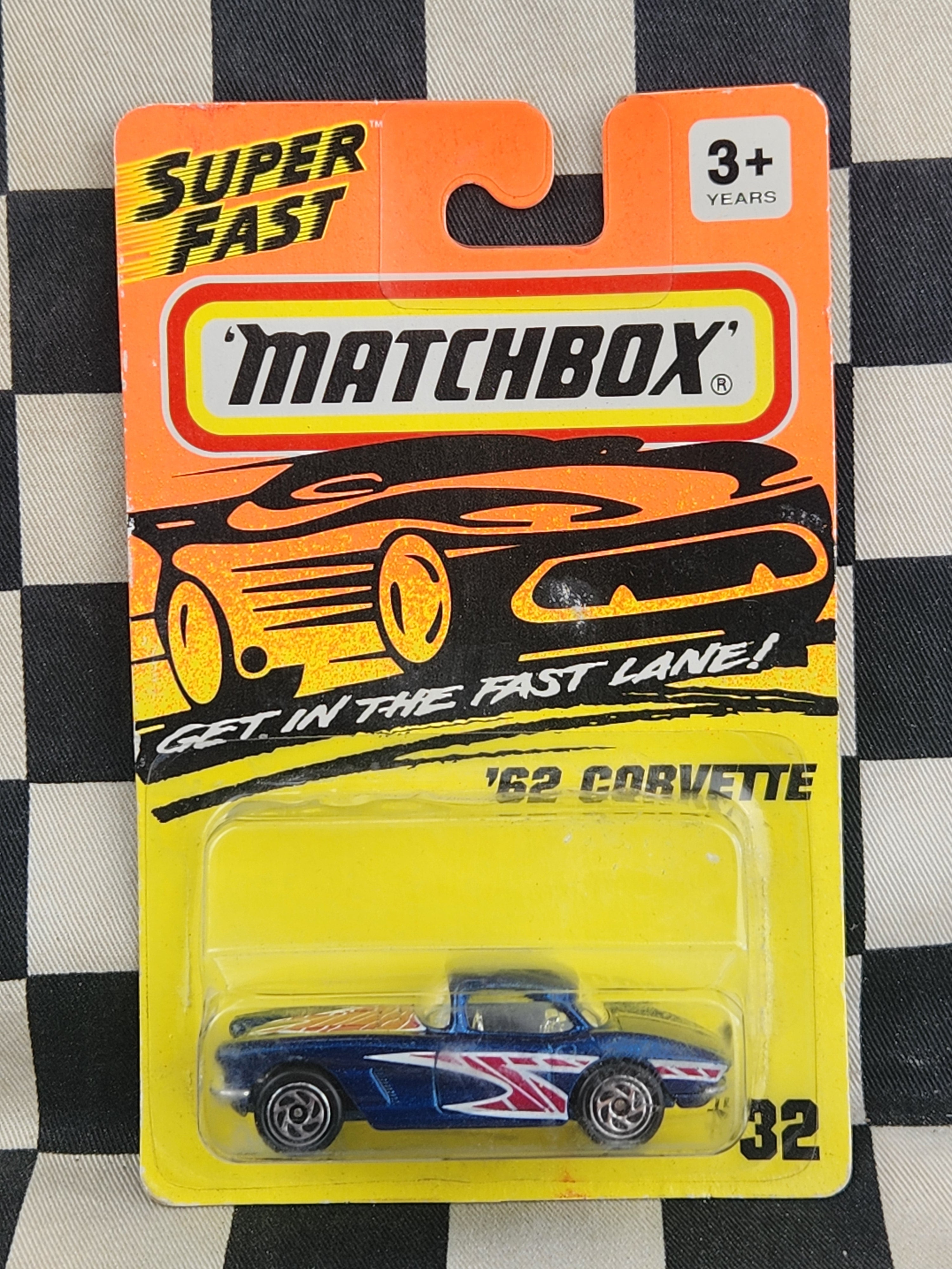Matchbox 1994 Superfast 62 Corvette Blue