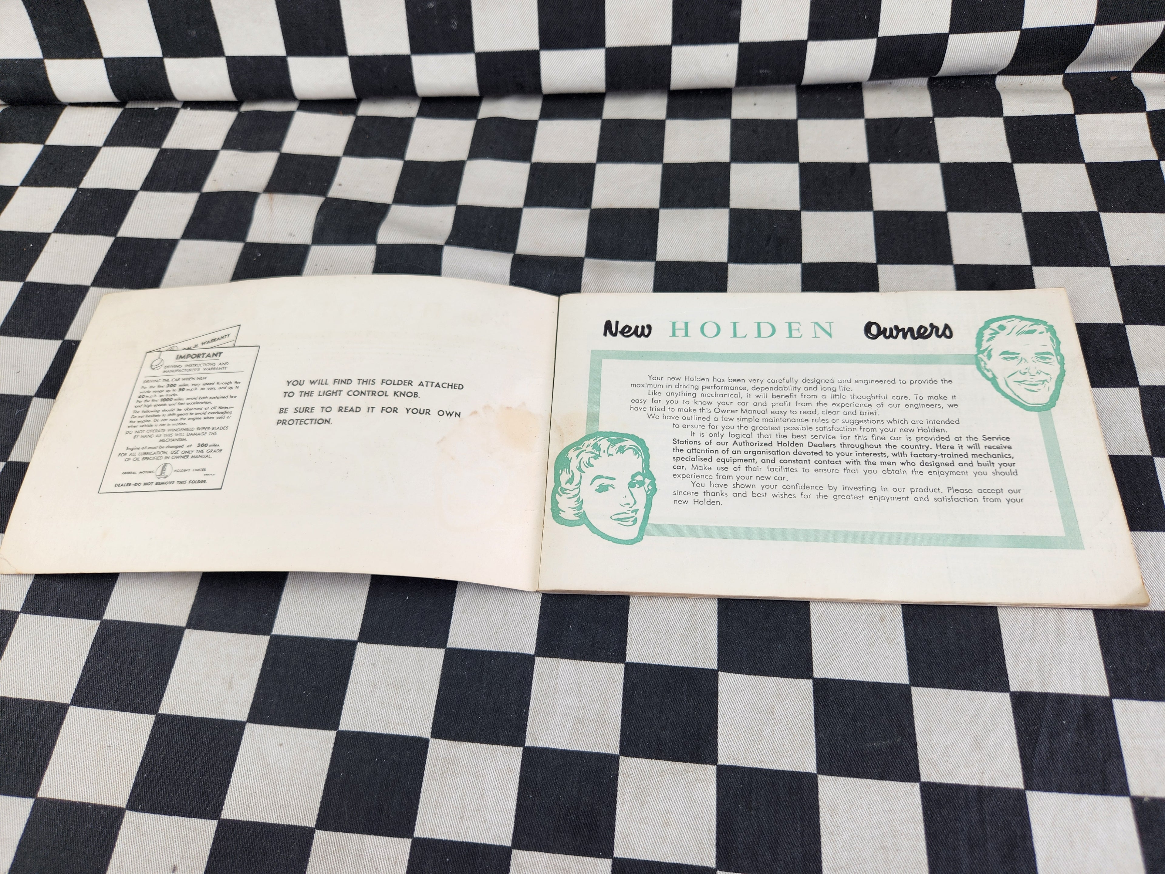 Holden FB Original Owners Manual Handbook Nasco