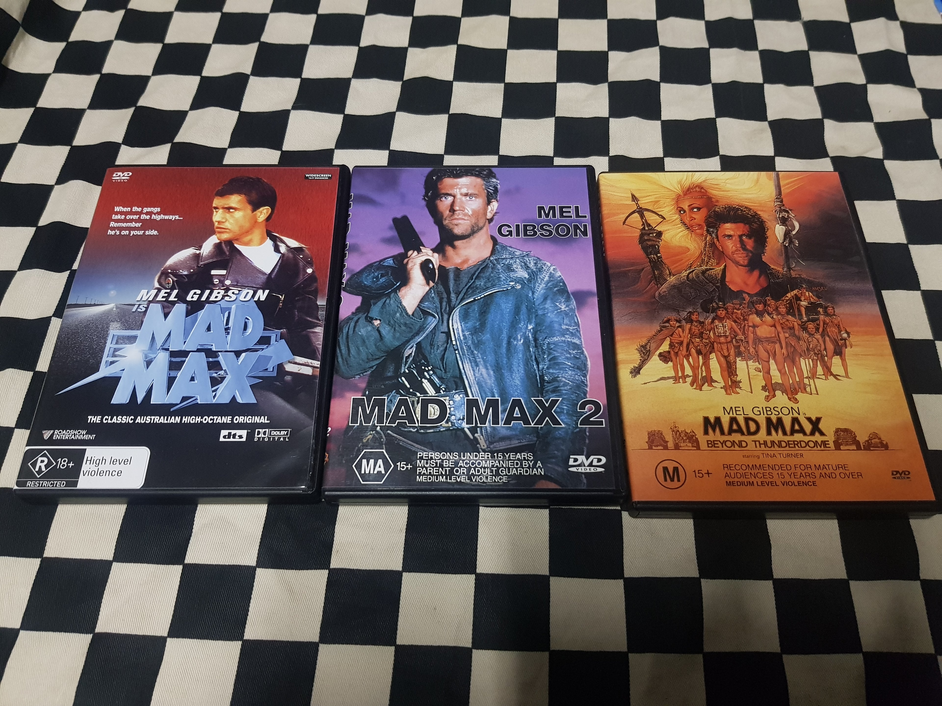 Mad Max DVD Choice of 1, 2, 3 AS NEW