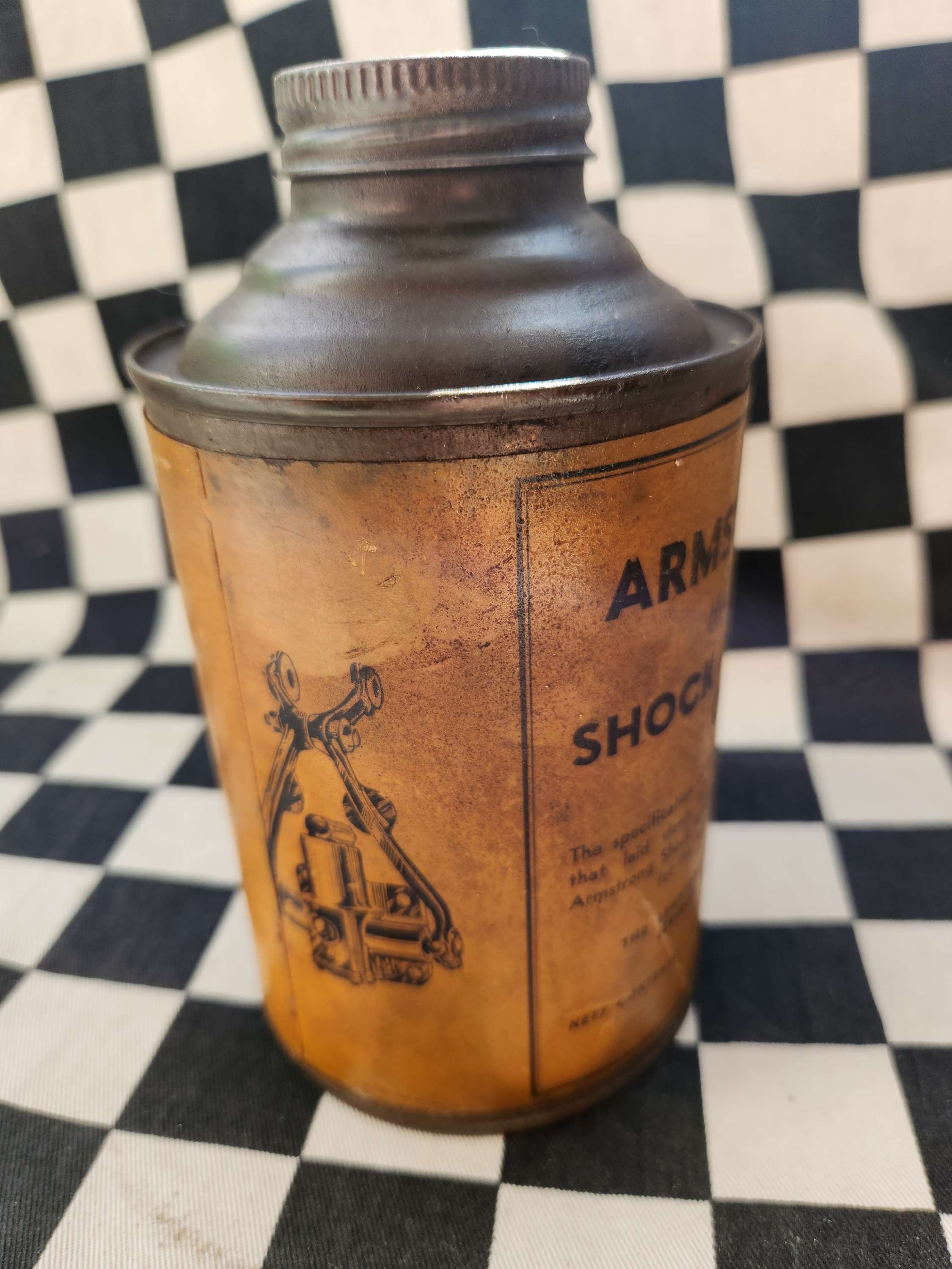 Armstrong Shock Absorber Oil tin