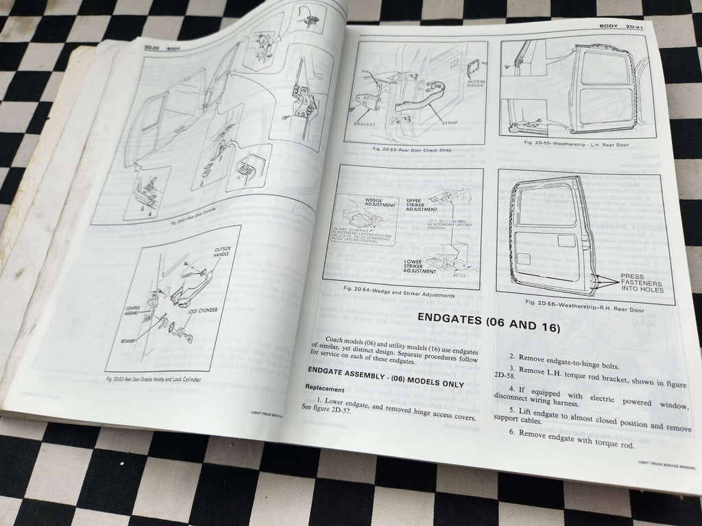 Chevrolet 1980 C20 / C30 Light Duty Truck Factory Workshop Manual
