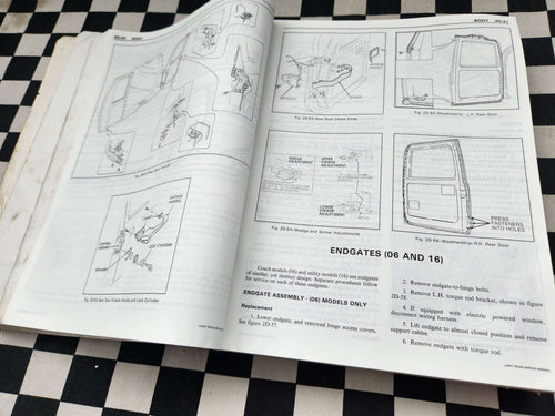 Chevrolet 1980 C20 / C30 Light Duty Truck Factory Workshop Manual