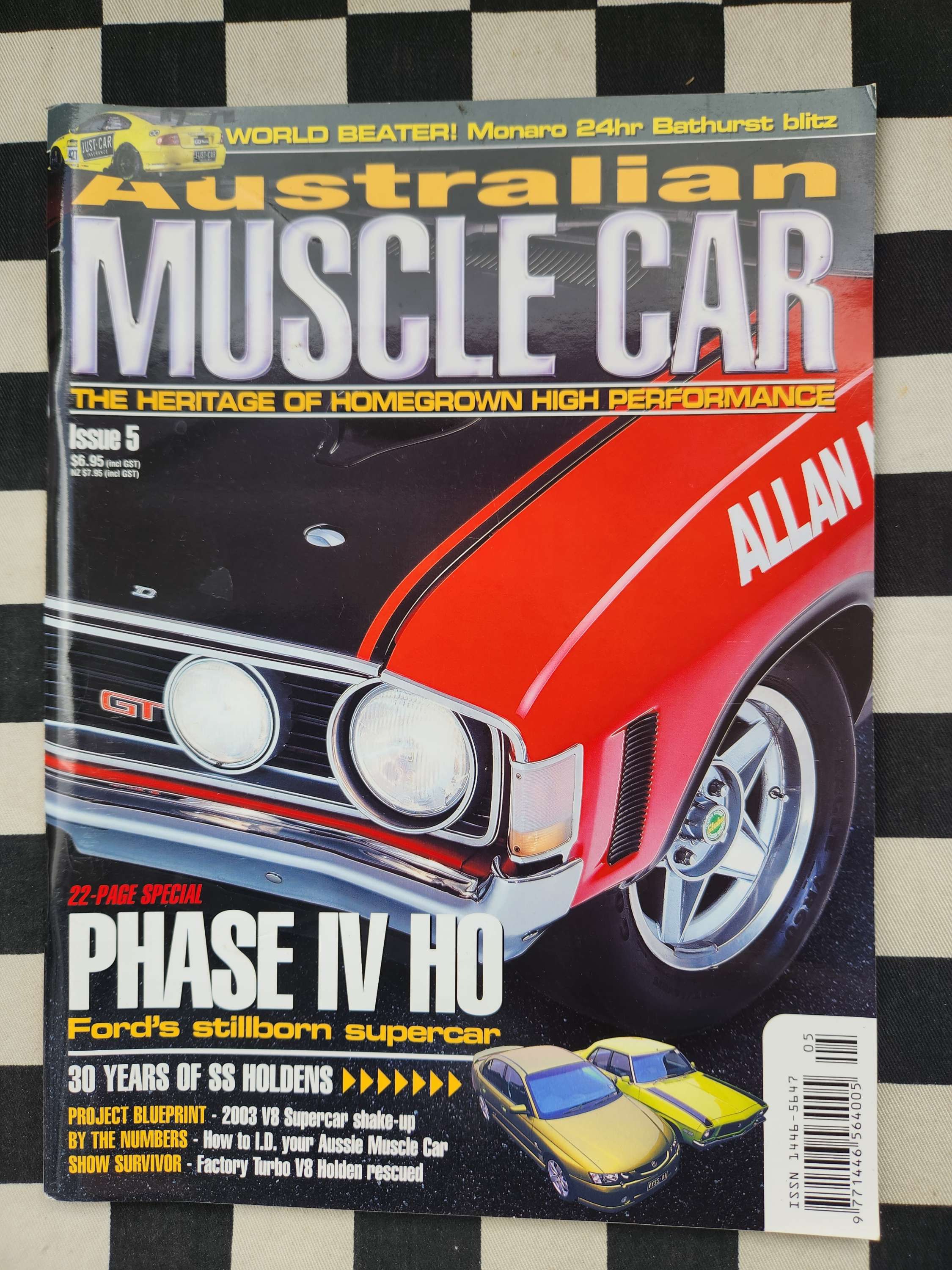 Australian Muscle Car Number 5 VHTF GTR HSV HDT GT HO GTS A9X R/T SLR XY HK
