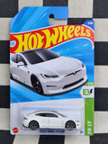 Hot Wheels 2025 EV Tesla Model S Plaid White