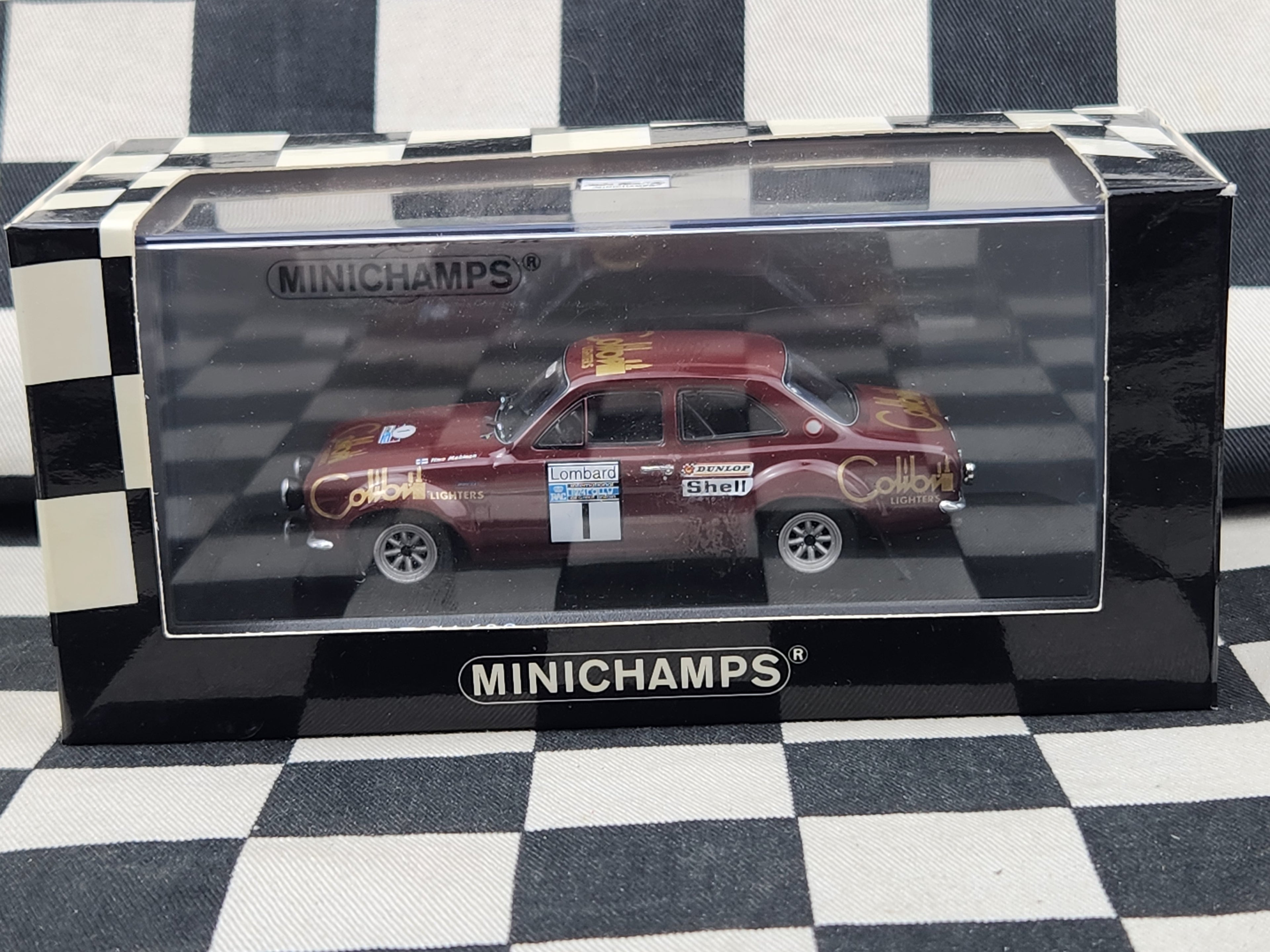 Minichamps 1:43 Ford Escort Mk1 RS1600 RAC Rally 1974 Winners Makinen/Liddon