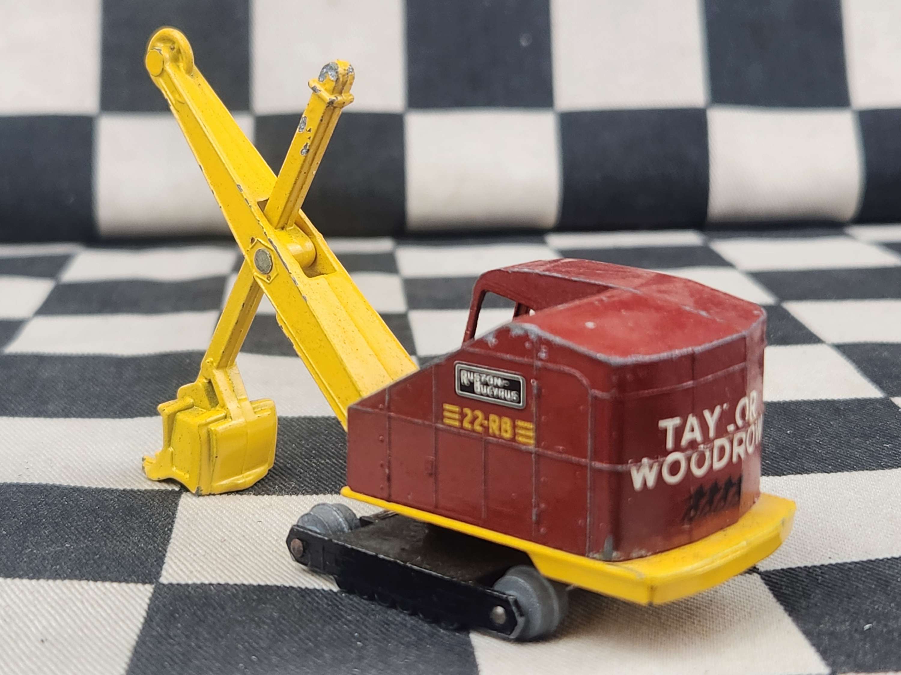 Vintage Loose Matchbox Lesney Major Pack Ruston Bucyrus Excavator