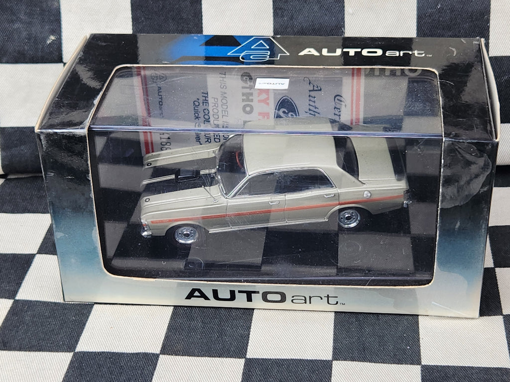 AutoArt 1:43 Ford Falcon XY GTHO Phase 3 Quick Silver
