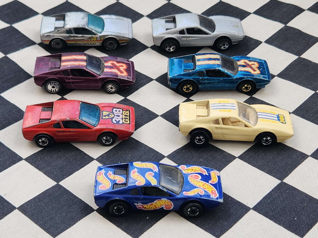 Vintage Loose Hot Wheels Ferrari 308 /Racebait 308/ Quick Trik Your Choice of