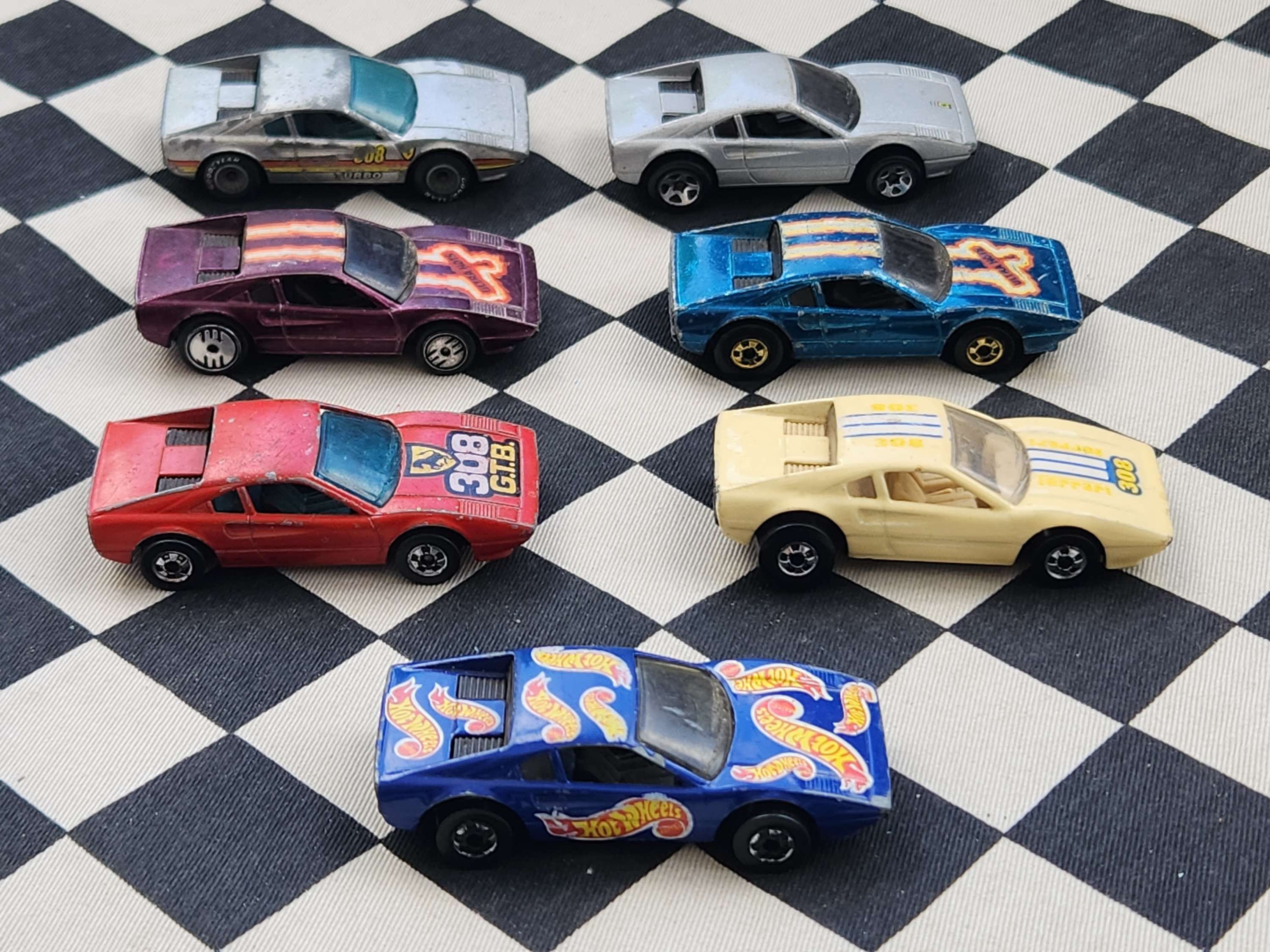 Vintage Loose Hot Wheels Ferrari 308 /Racebait 308/ Quick Trik Your Choice of