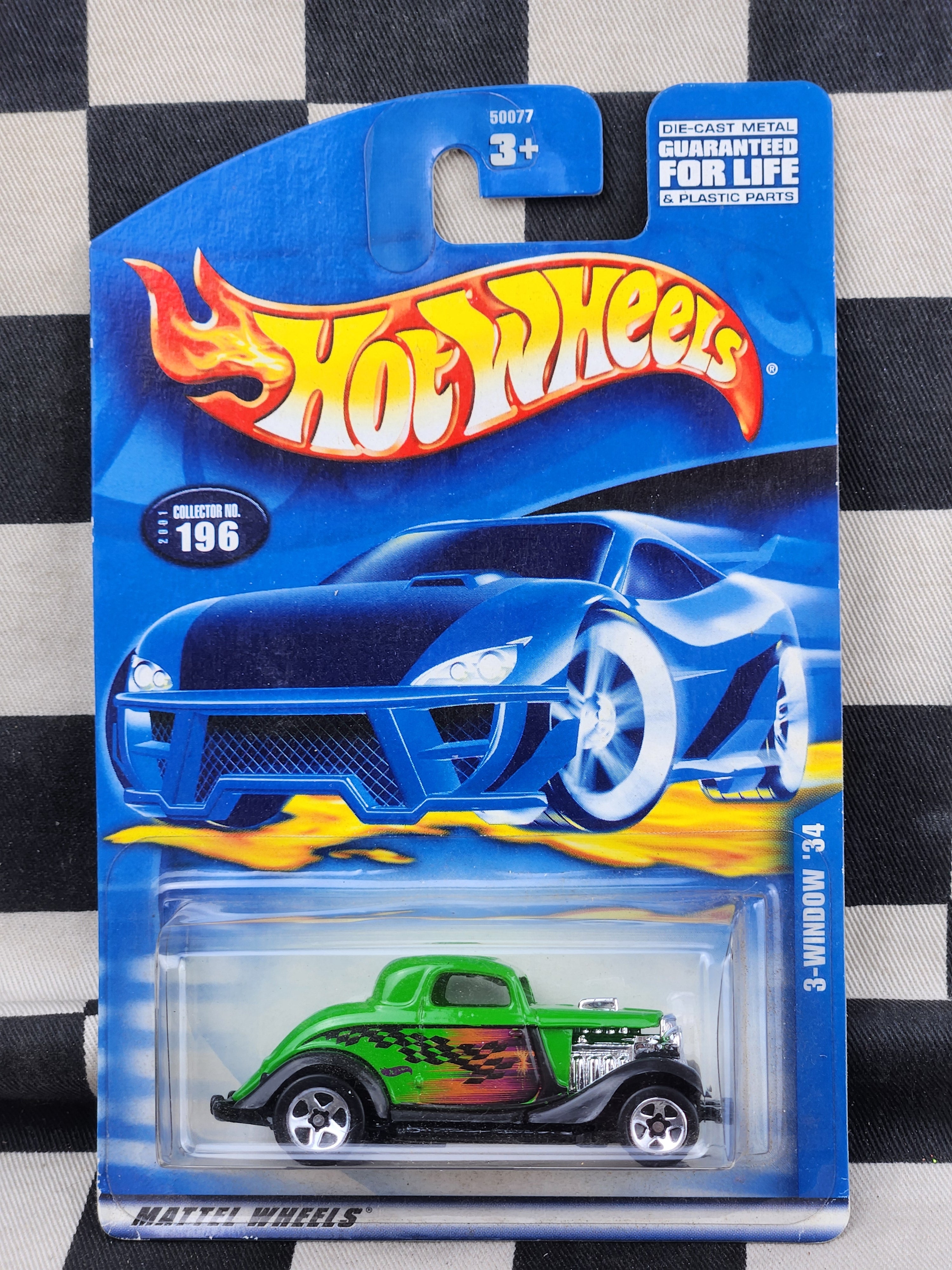 Hot Wheels 2001 196 34 Ford 3 Window Green