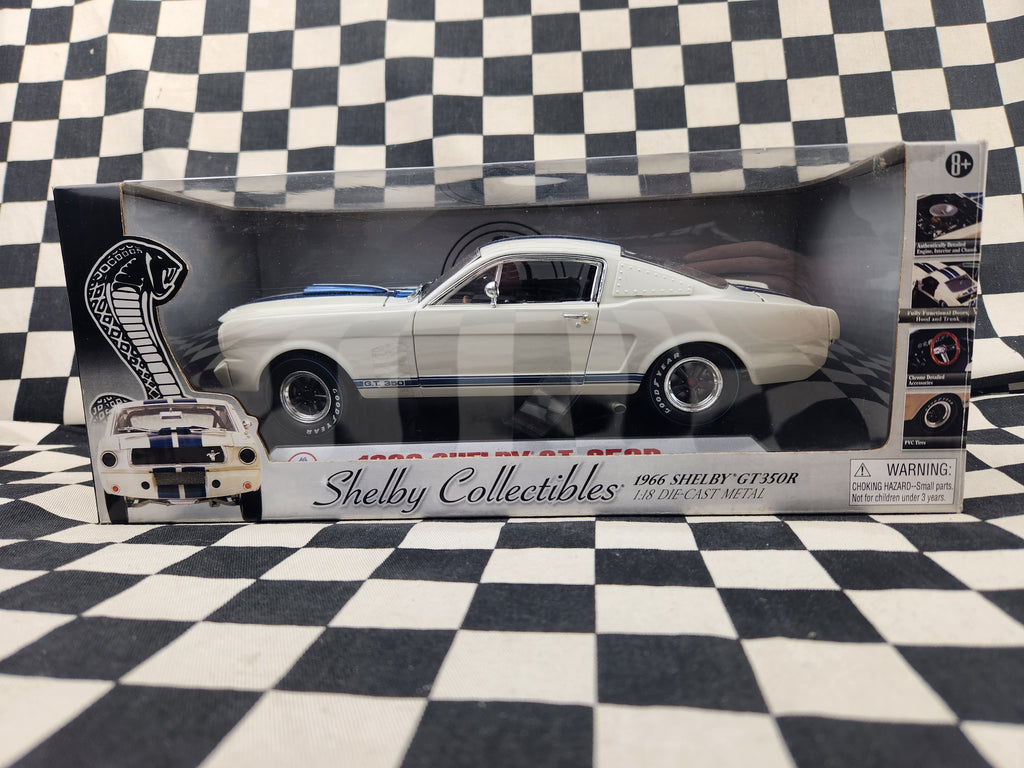 Shelby Collectables 1:18 1966 Shelby Mustang GT350R Die Cast Model