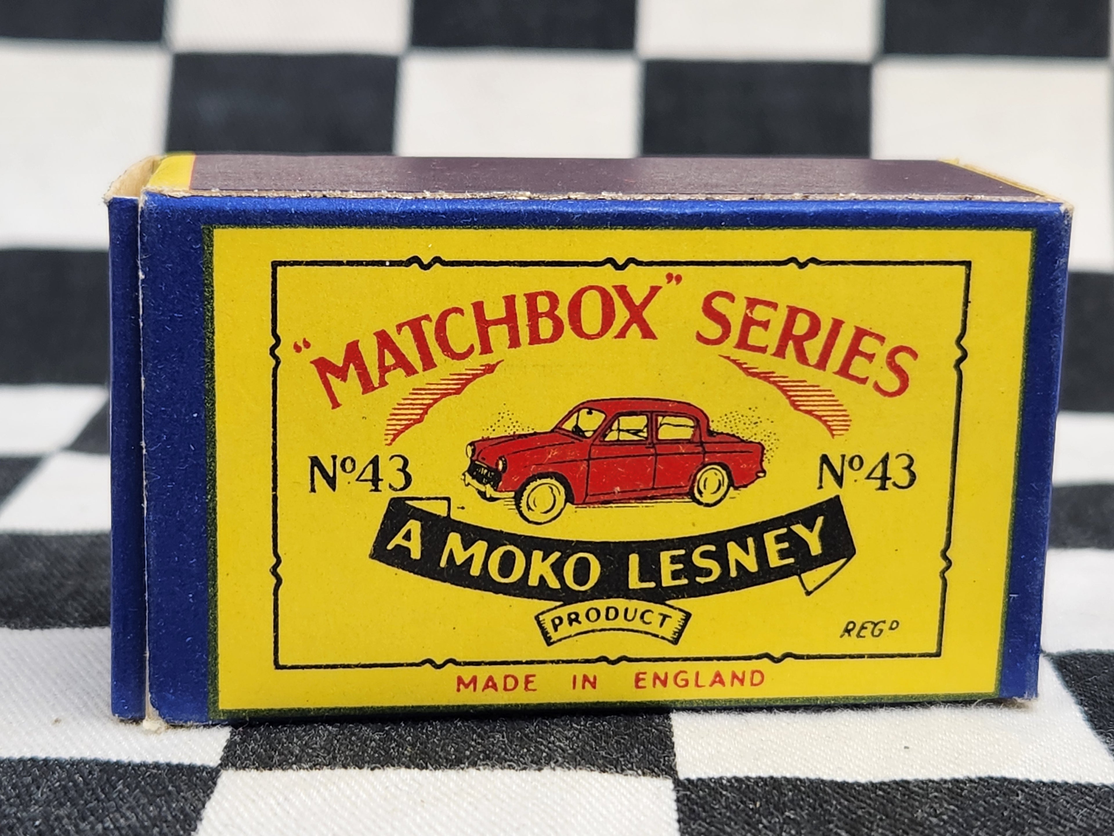Matchbox Lesney Moko No43 Hillman Minx in Original Box