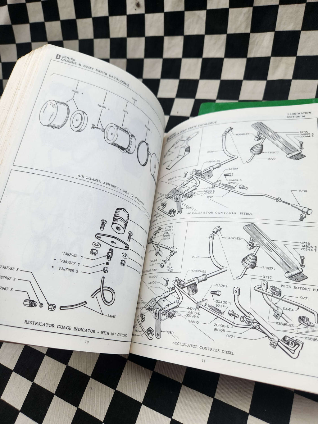 Ford D Series Truck Parts Catalogue 1965 On D200 D300 D400 D500 D600 D750 D800