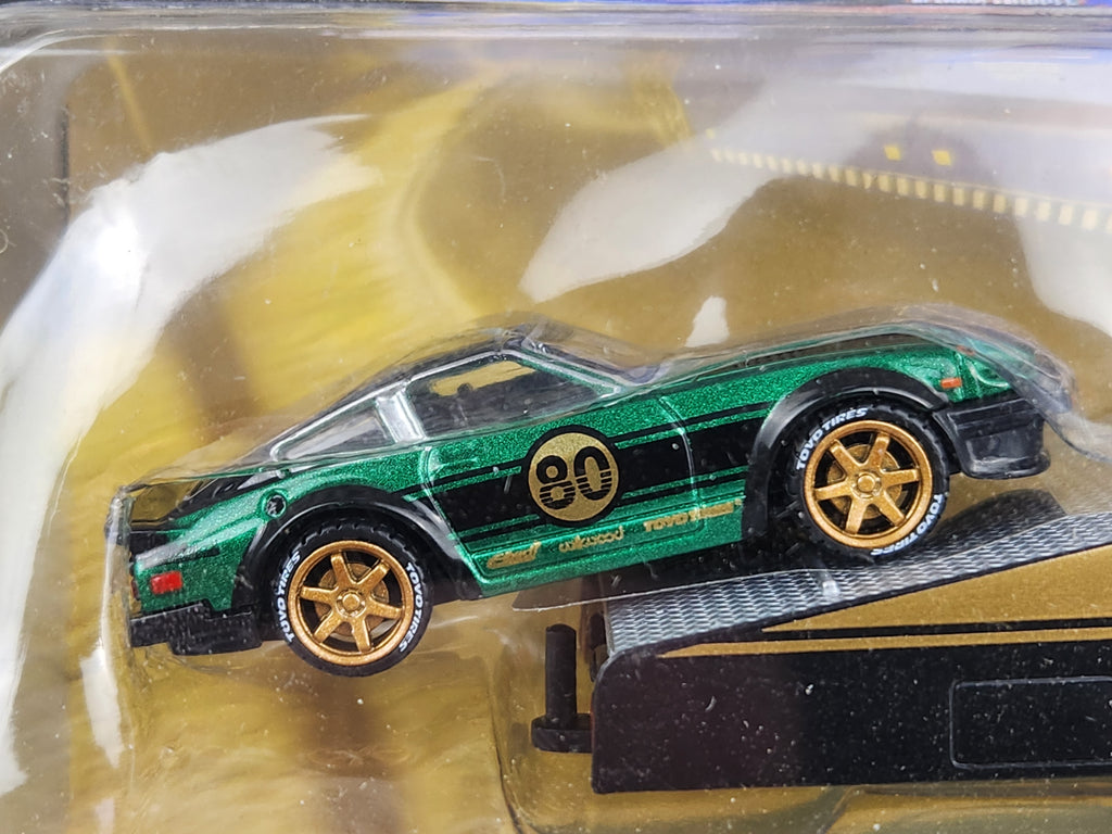 Maisto Elite Team Transport 1980 Datsun 280SX S130/Flat Bed Truck
