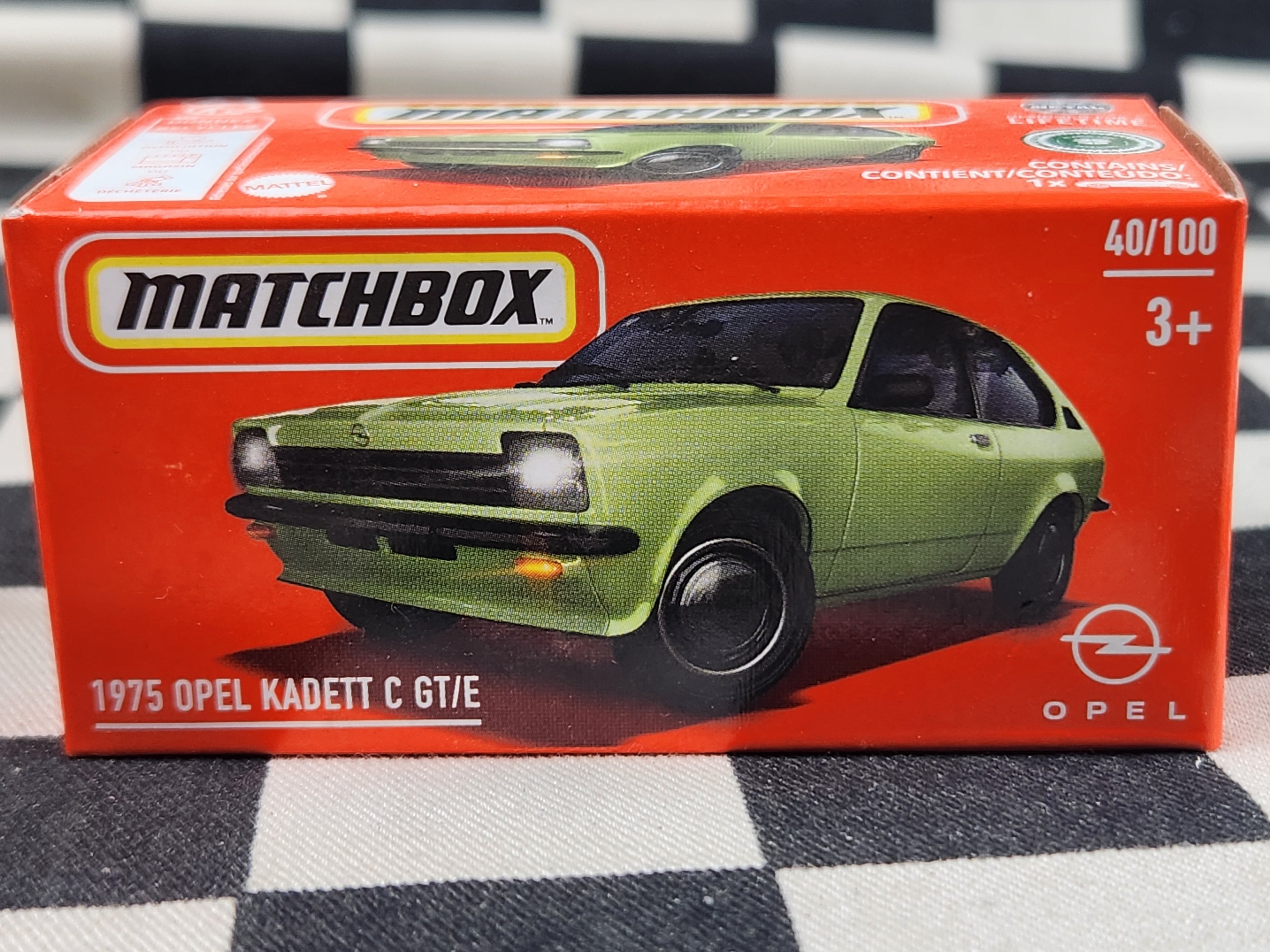 Matchbox Power Grab 1975 (Holden Gemini) Opel Kadett C GT/E Green