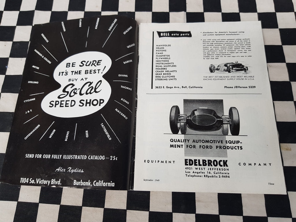 UBER RARE! Motor Trend Vol 1 No 1 Sept 1949