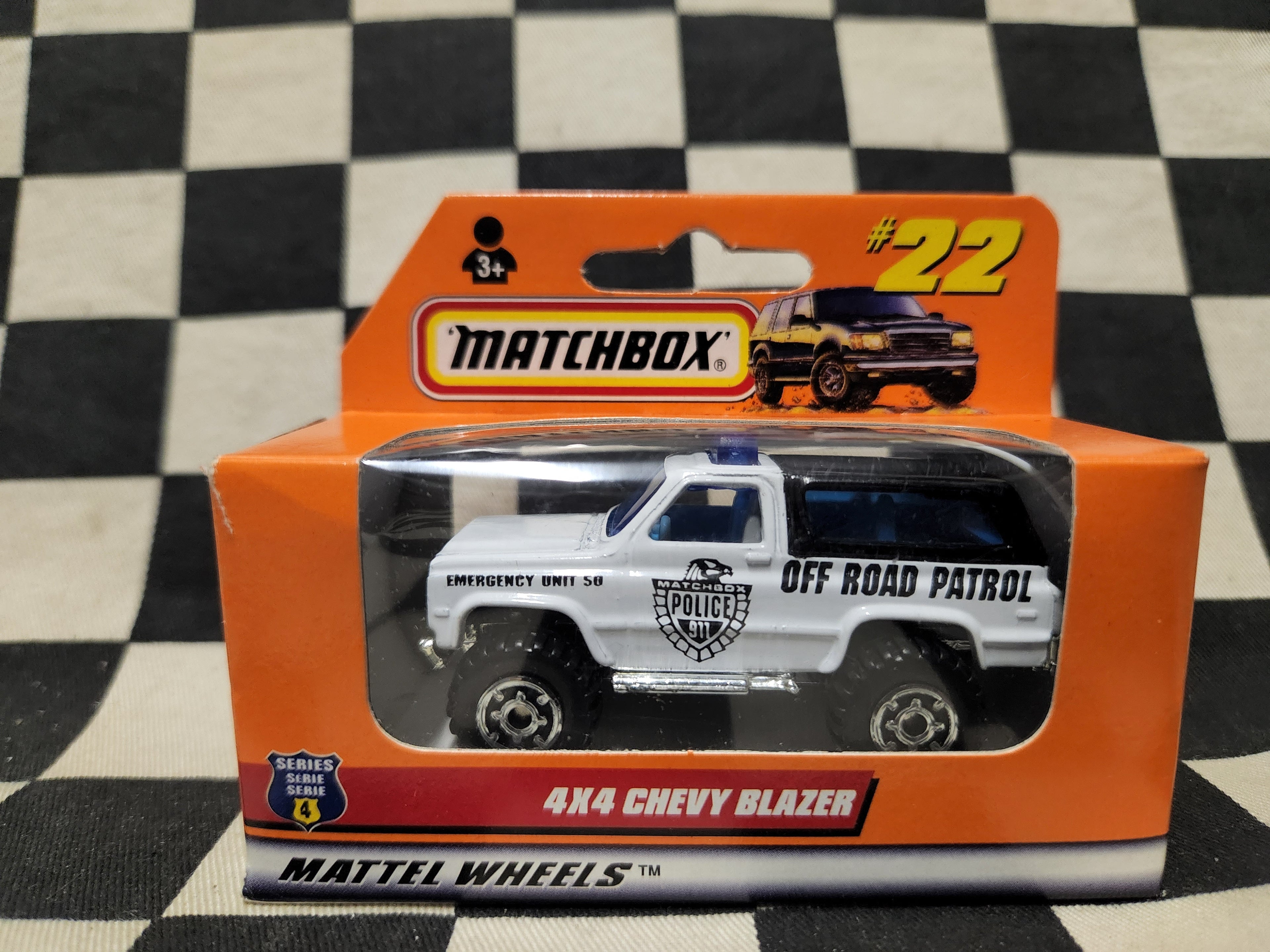Matchbox 4x4 Chevy Blazer Police Off Road Patrol