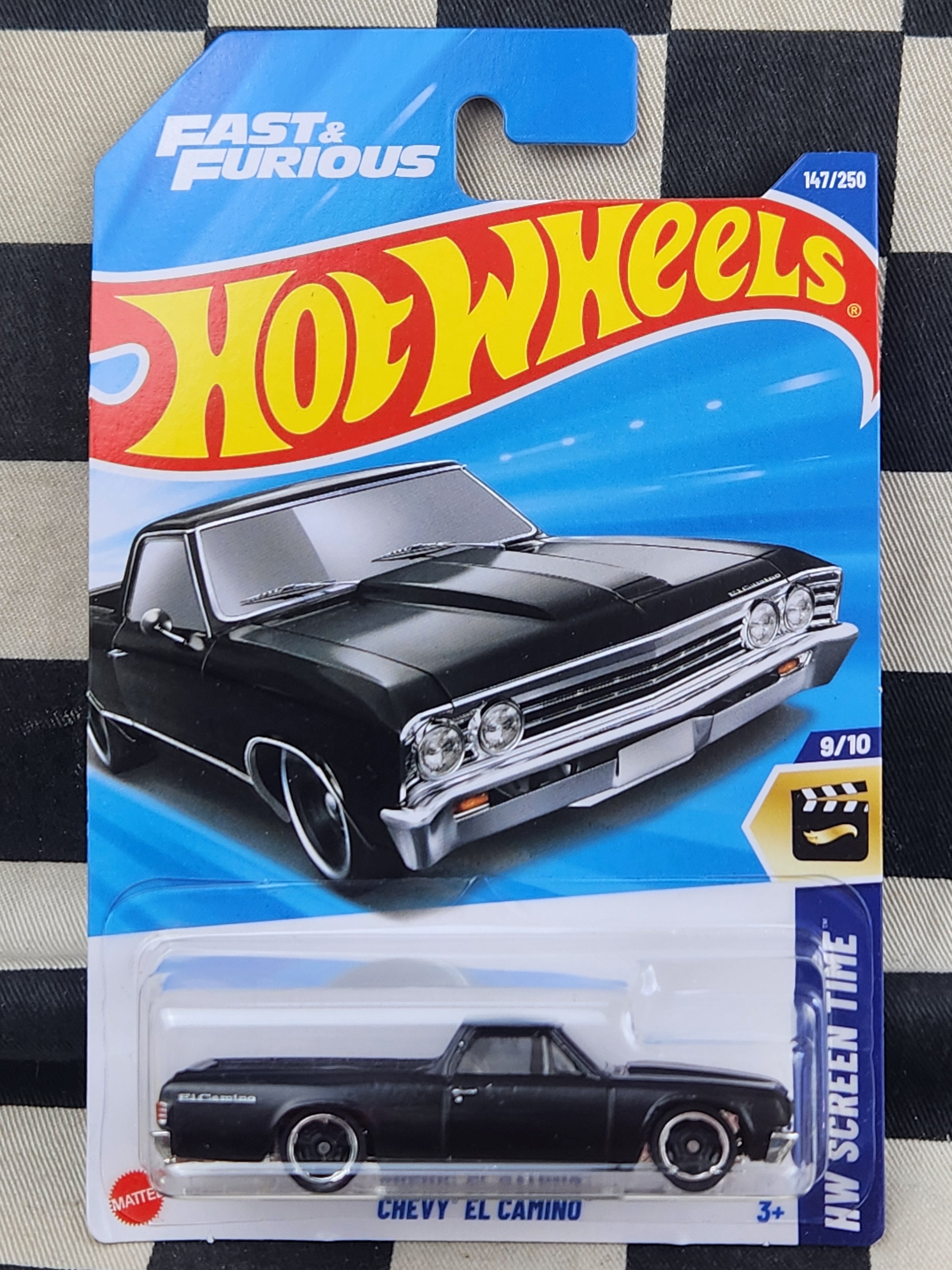 Hot Wheels 2025 Screen Time Fast & Furious Chevy El Camino Black