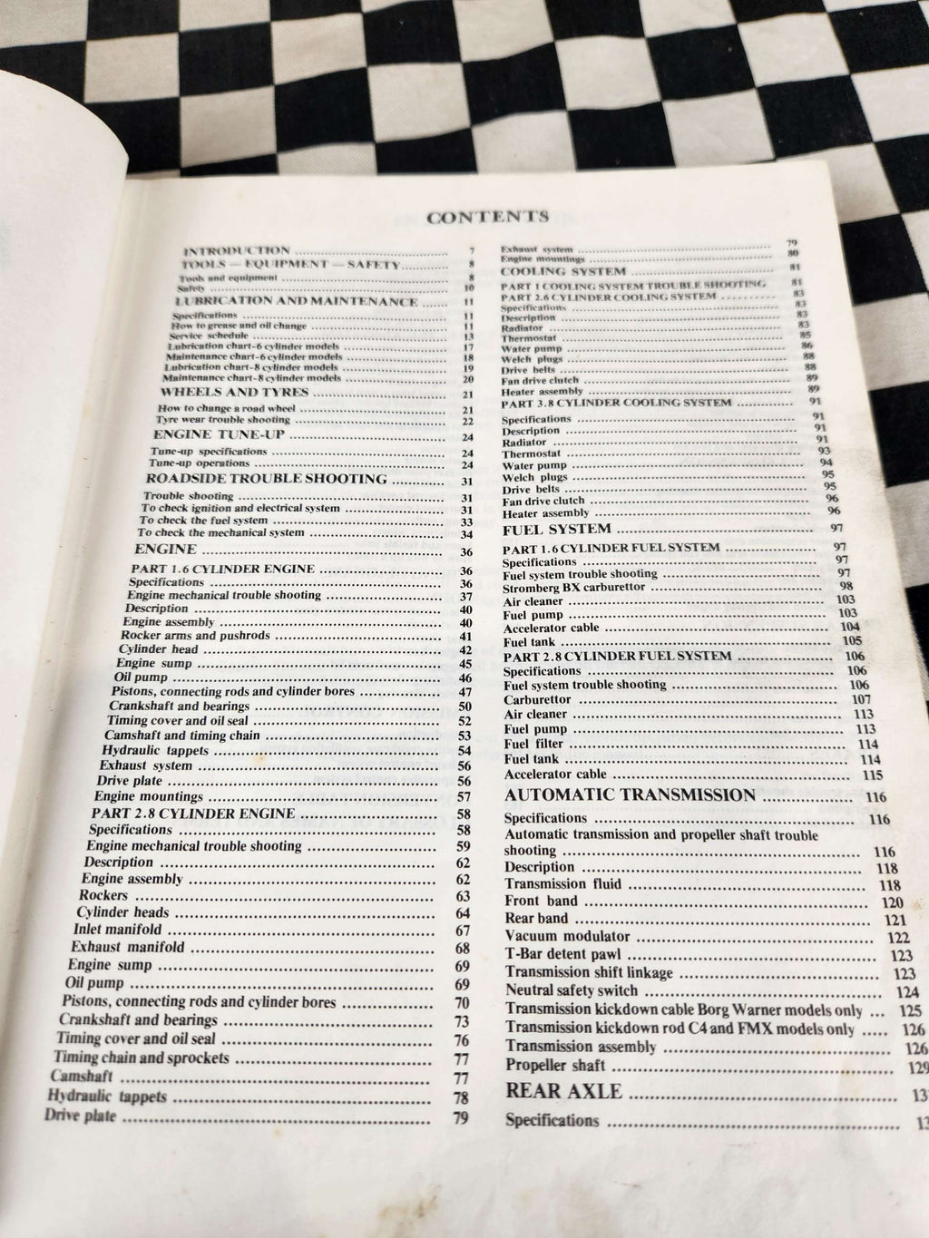 Fairlane ZJ LTD FC V8 & 6cyl Workshop Manual