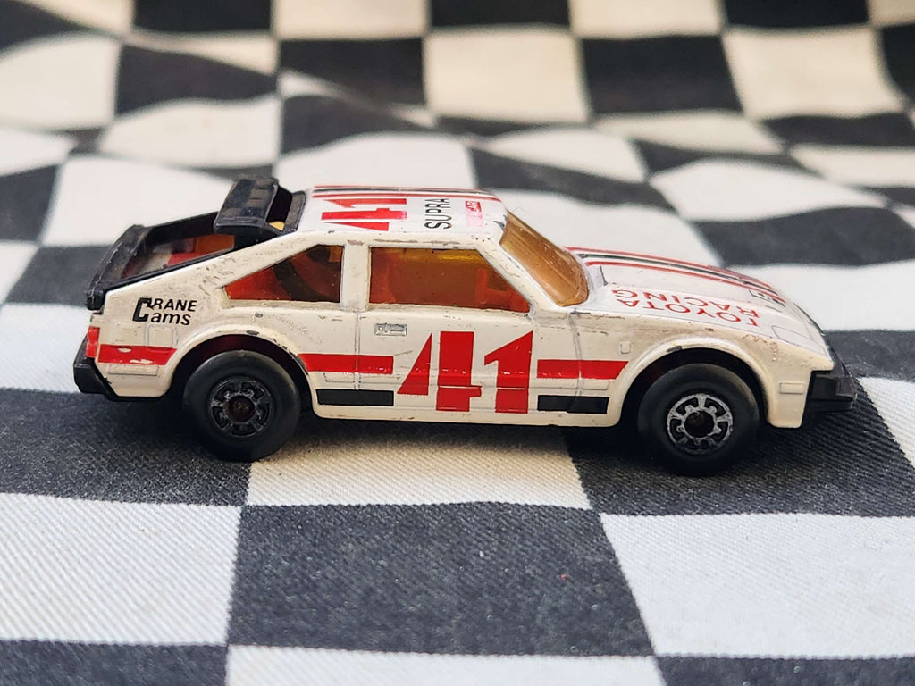 Vintage Loose Matchbox Toyota Supra #41 White