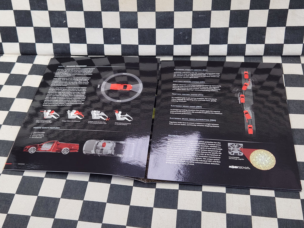 HSV Holden Commodore VE Maloo R8 Sales Brochure