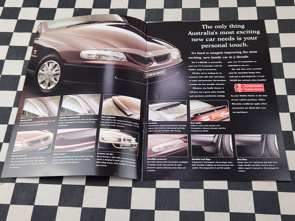Holden VT Commodore Accessories Sales Brochure