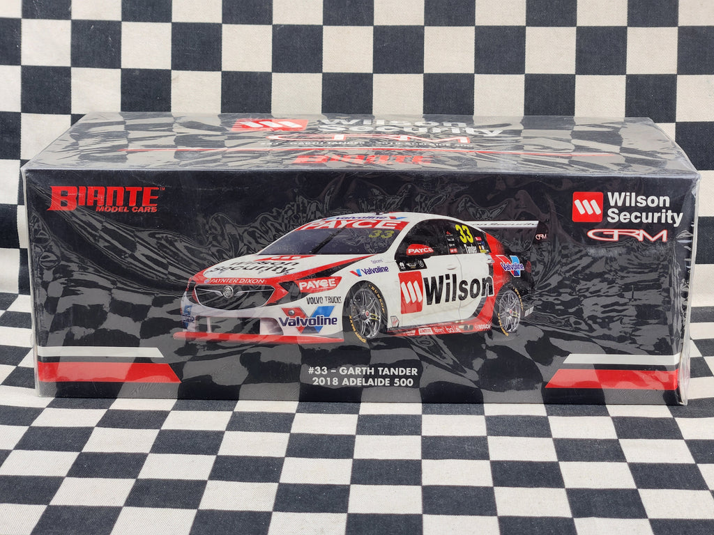 Biante 1:18 2018 Adelaide 500 Holden Commodore #33 Garth Tander
